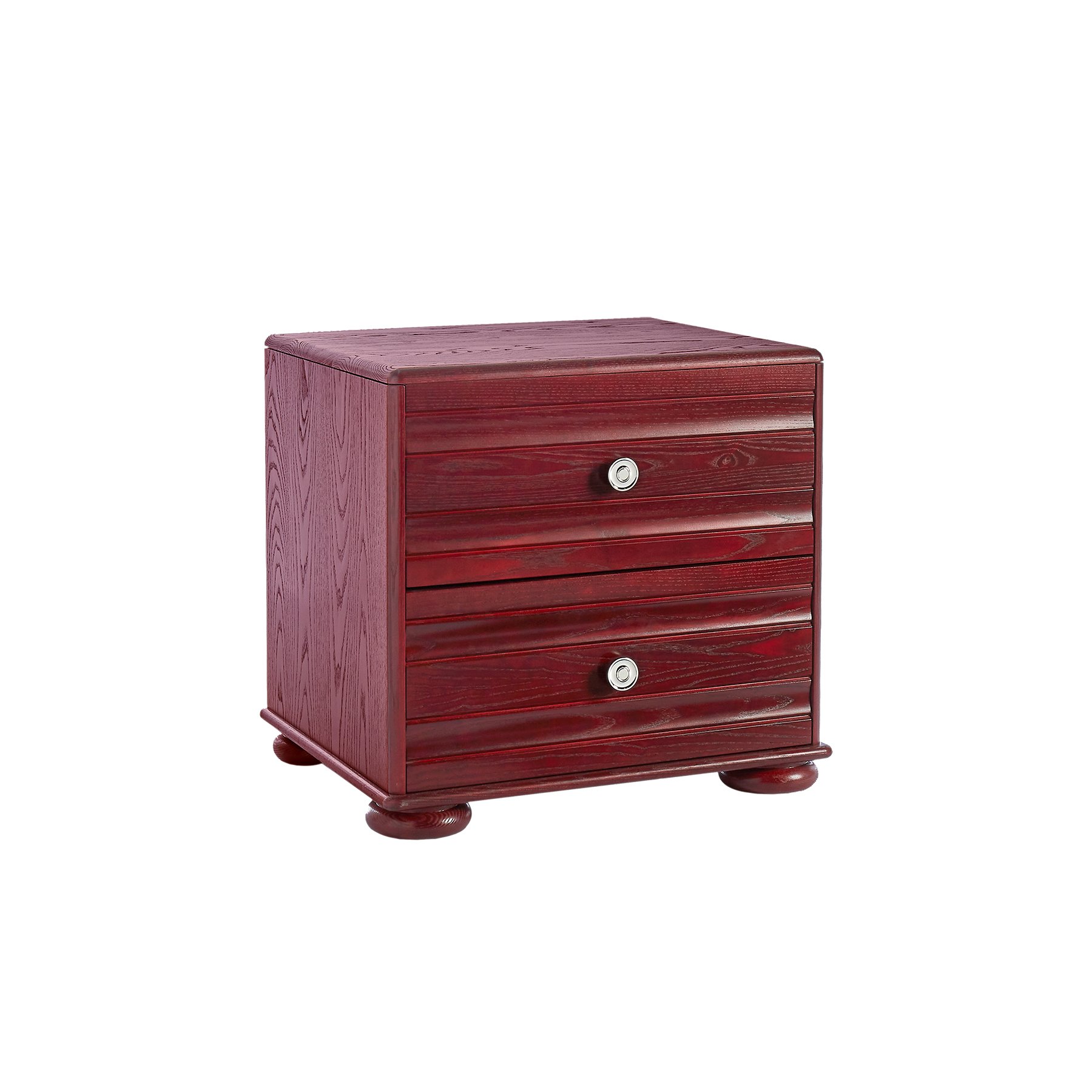EDDA BEDSIDE TABLE-ASH-OXBLOOD-SILO-OBLIQUE.jpg