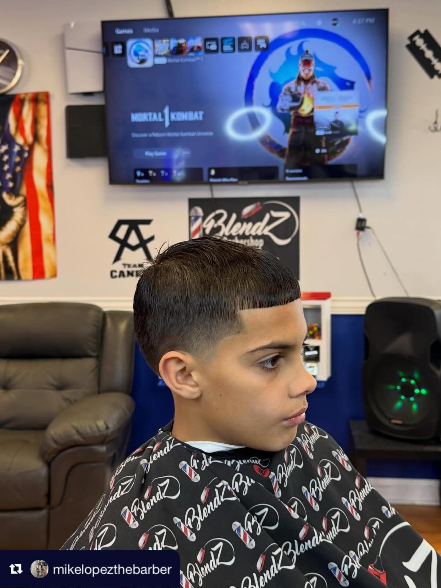 Repost from @mikelopezthebarber
&bull;
Welcome to the Blendz Barbershop page! Blendz Barbershop has 2 floors, with extremely talented, versatile barbers located right in East Providence Rhode Island. @blendz401

💈💈Follow like and share to see and s