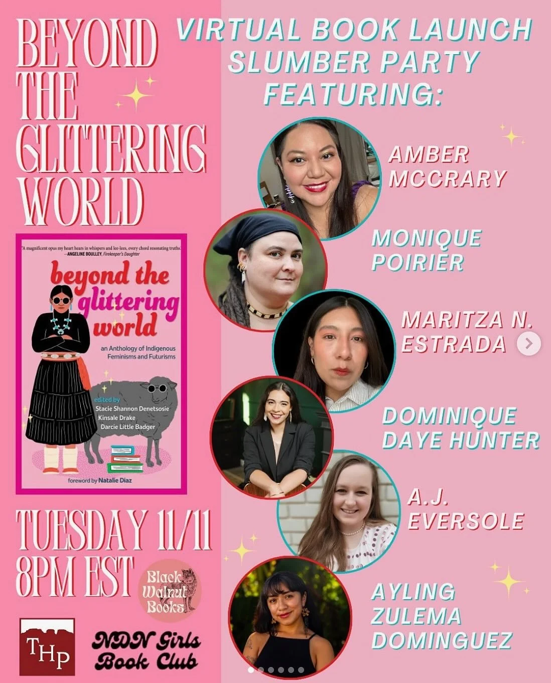 Grab Your Jammies and Read with Us! Link in bio 💖📖REPOST @blackwalnutbooks 

Black Walnut Books is thrilled to be hosting in partnership with @torreyhousepress and @ndngirlsbookclub the virtual launch party for one of our favorite upcoming Indigeno