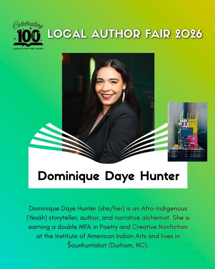 Local Author Fair Alert! 📚✨ This Saturday, March 21st, 10:30 AM&ndash;4:30 PM at Mebane Public Library, I&rsquo;ll be:
&bull; Signing and selling books &amp; stickers
&bull; Writing custom haikus
&bull; Speaking on a panel with Edward Di Gangi, Bran