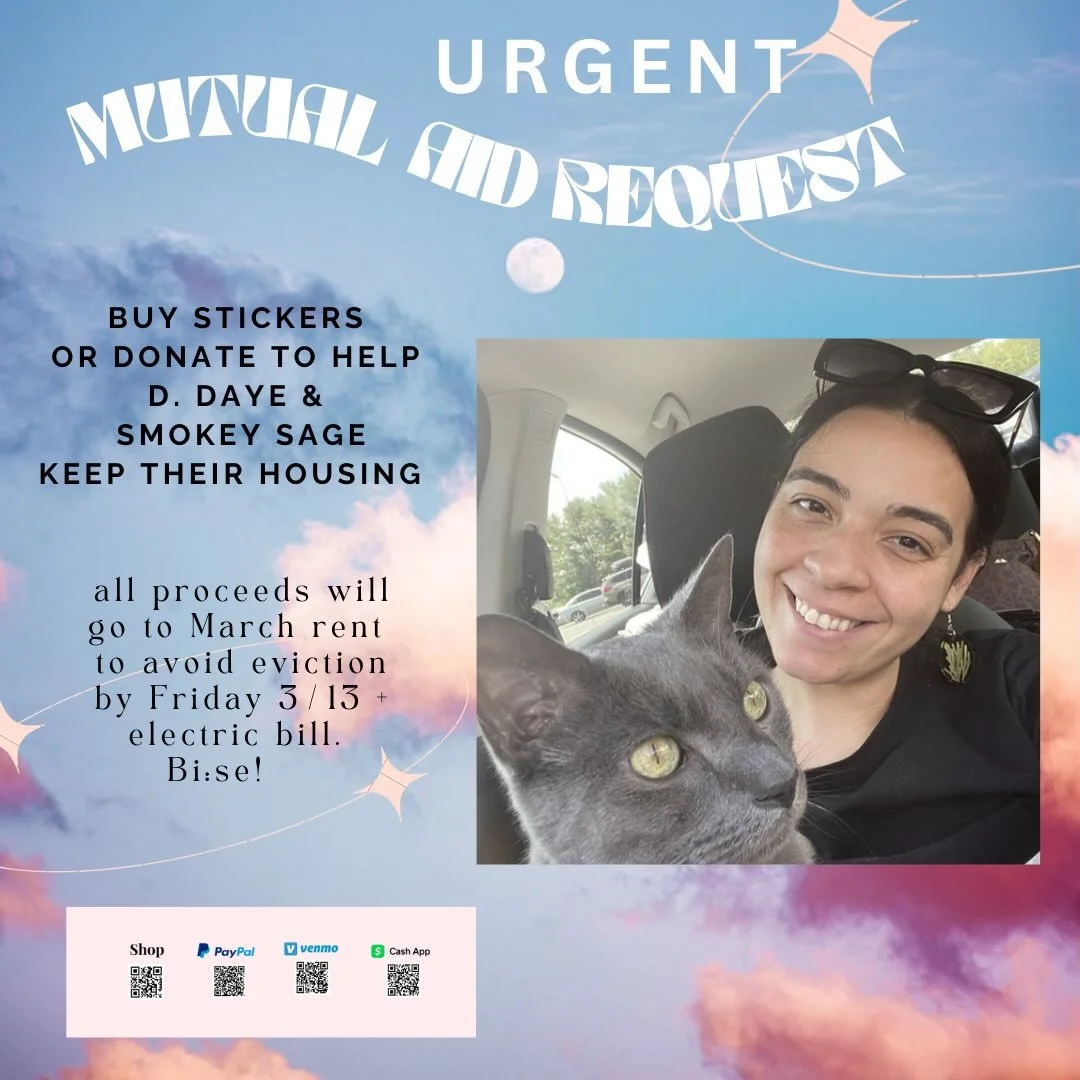 UPDATE: I just paid my rent and my electric bill is up to date! So grateful to Creator and y&rsquo;all for supporting us. Immense thanks to all who sent donations, advice, and leads! I am offering a custom, haiku for all who donated. I wasn&rsquo;t a