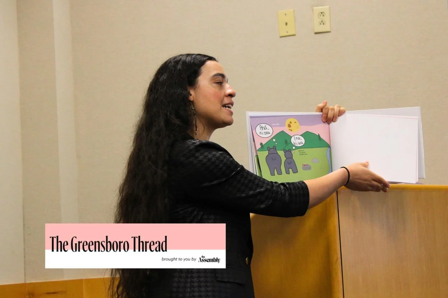 Bi:se&mdash;thank you to Gale Melcher and the Greensboro Thread (The Assembly) for interviewing me at the Lunar Narrative Rhythms craft talk at the Greensboro Public Library last month. 

You won&rsquo;t want to miss tomorrow&rsquo;s Crafting Your Au