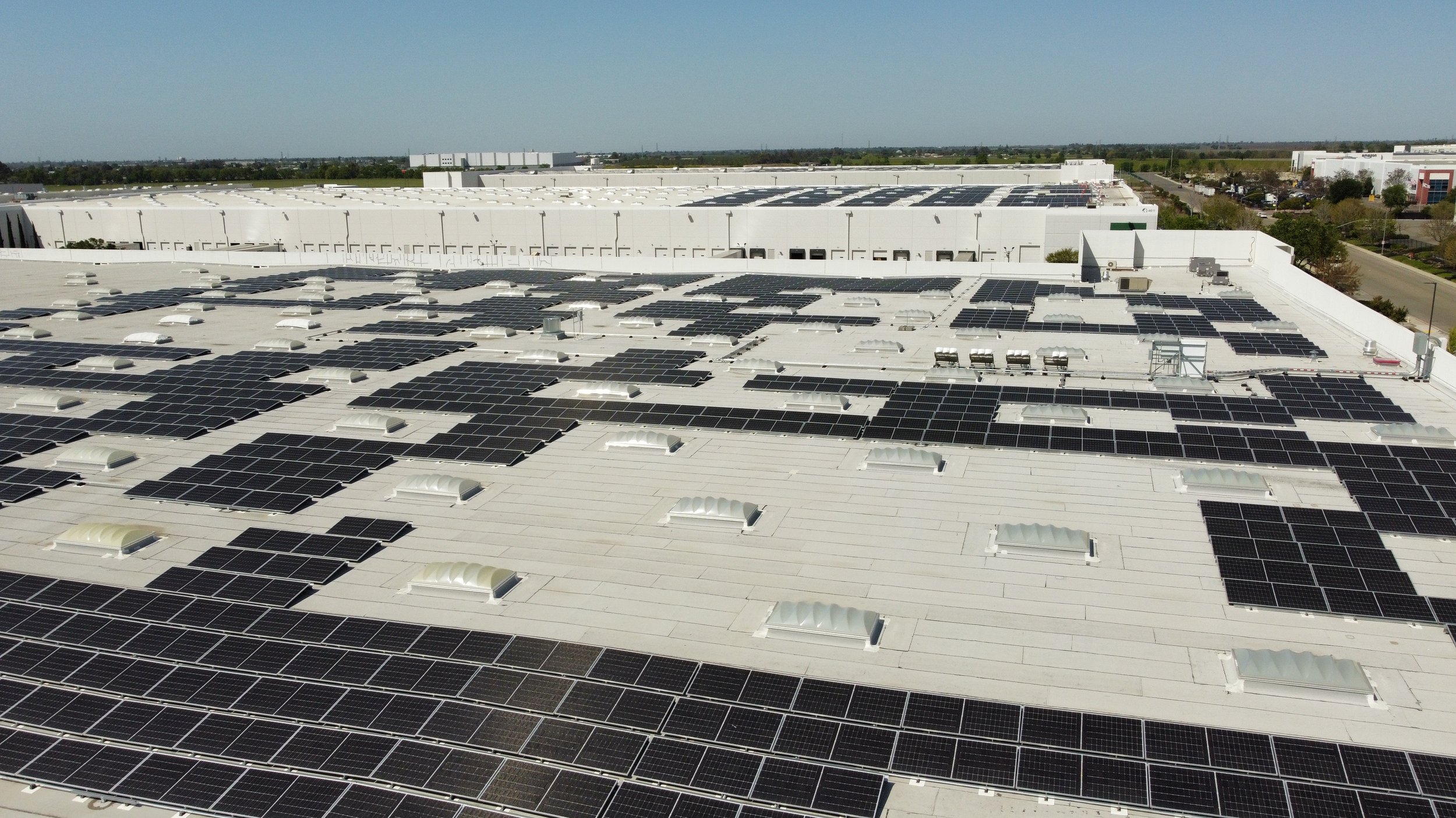 Solar Panels on Rooftop
