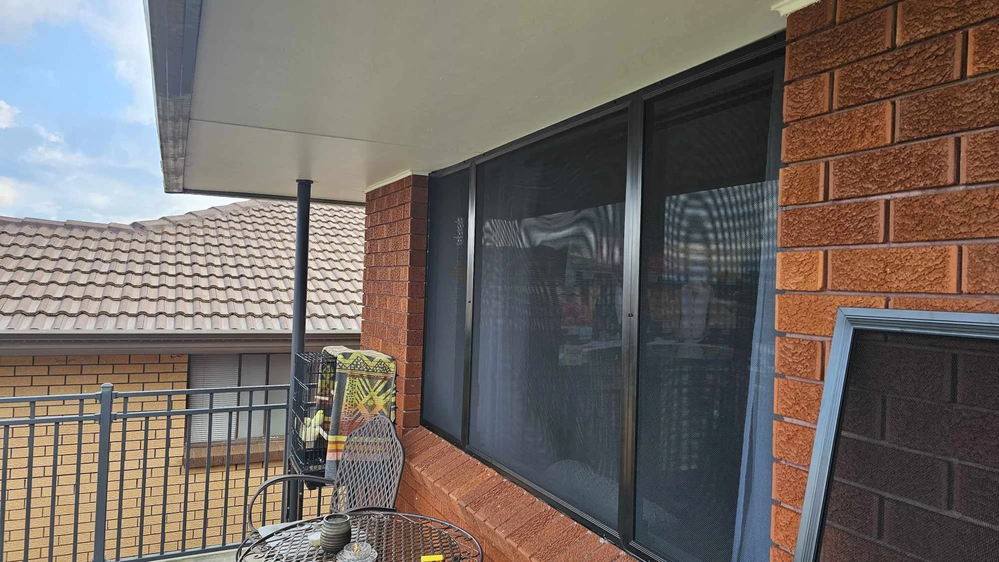 security screen mesh panels