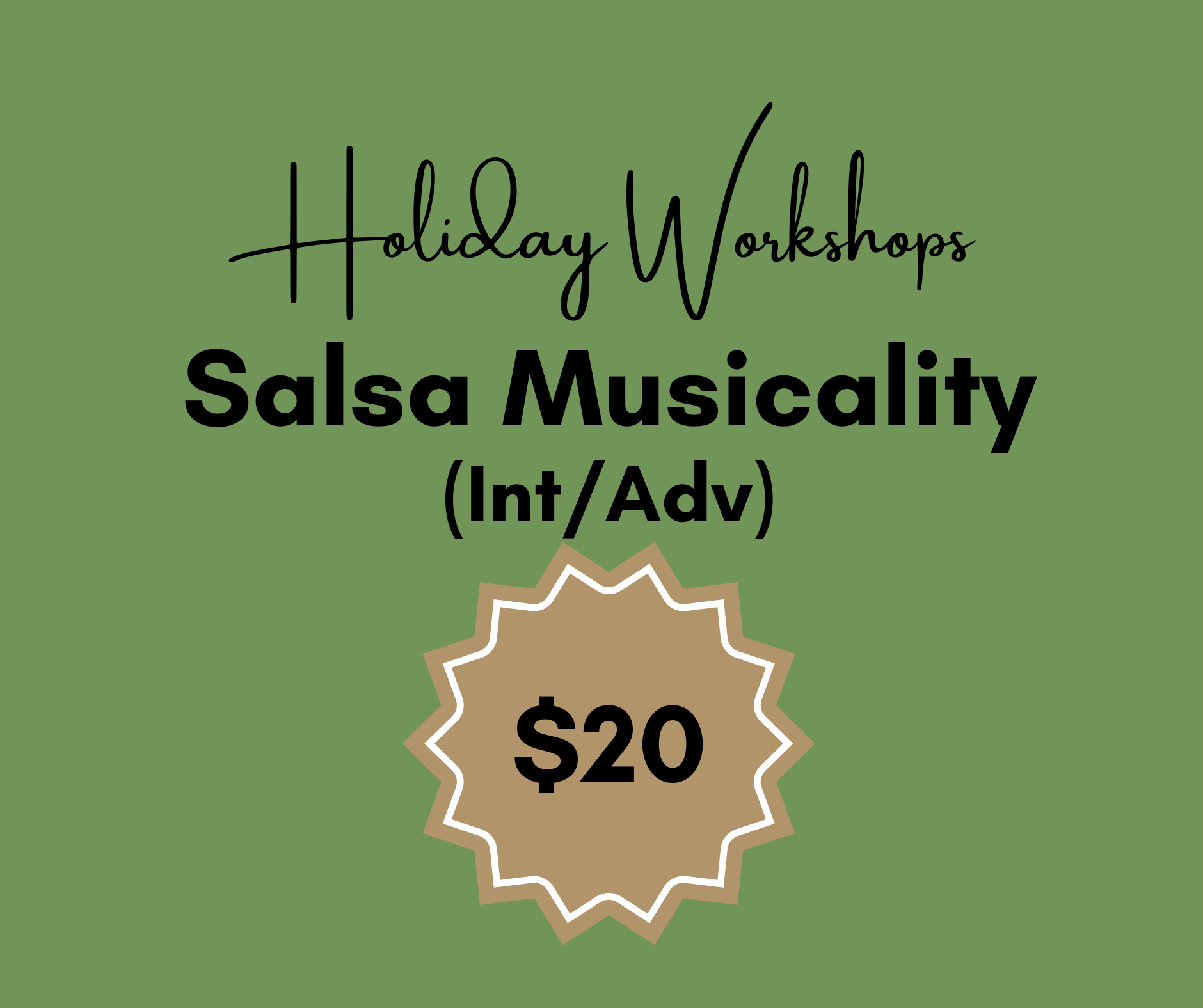 Salsa Musicality | Woy Woy & Wyong | 5.30pm Tues 13th Jan or Thu 15th