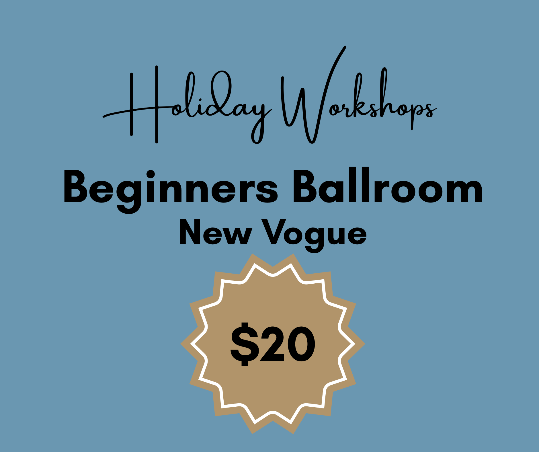 Beginners Ballroom - New Vogue | Wyong | 5.30pm Wed 7th, 14th & 21st Jan
