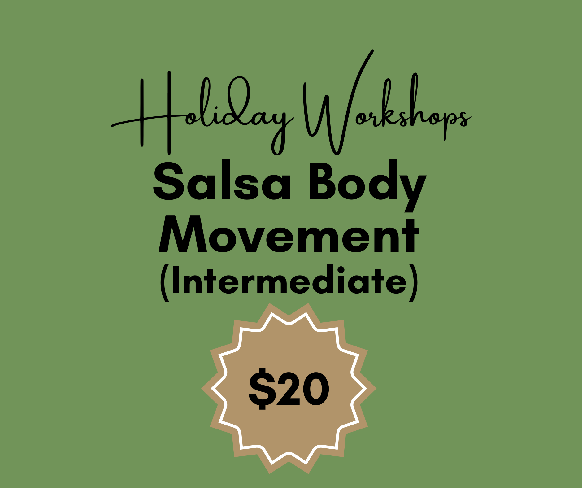 Salsa Body Movement | Wyong | 6.30pm Thur 15th Jan
