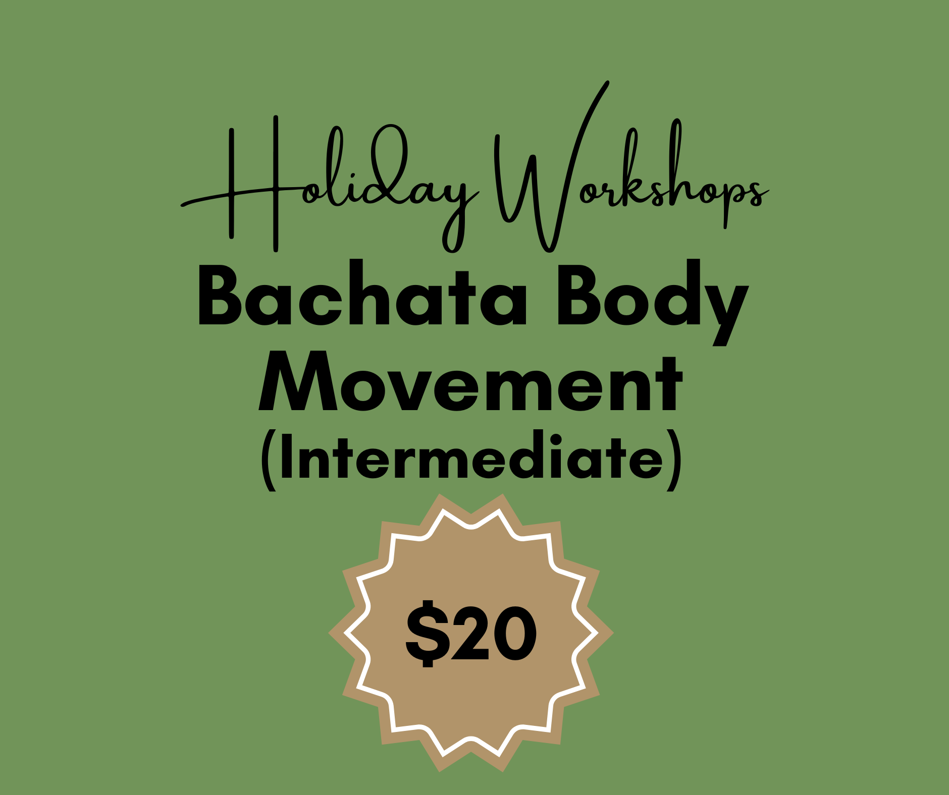 Bachata Body Movement | Wyong | 7.30pm Thur 8th Jan