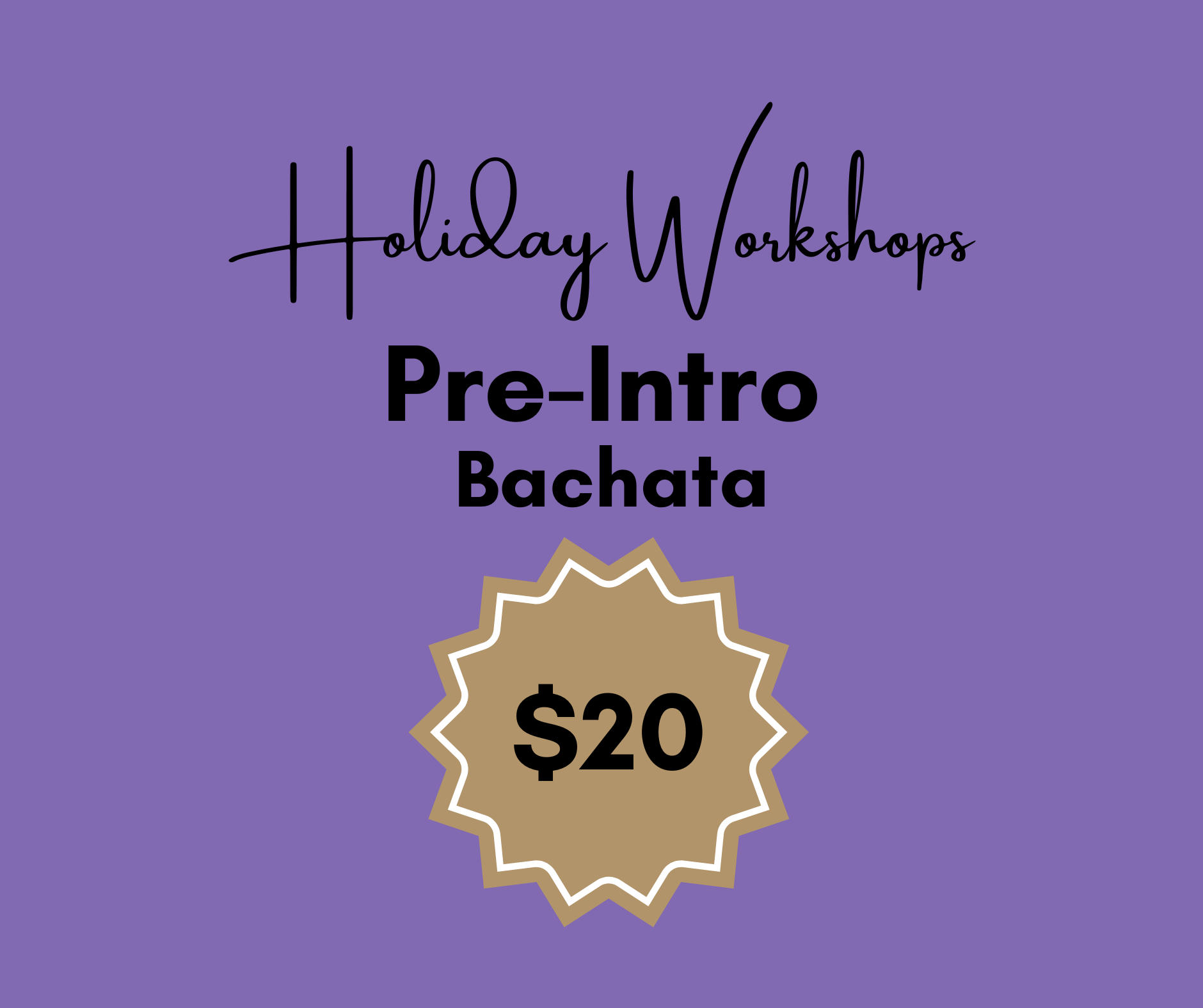 PreIntro (Bachata) | Woy Woy | 4.30pm Tues 13th