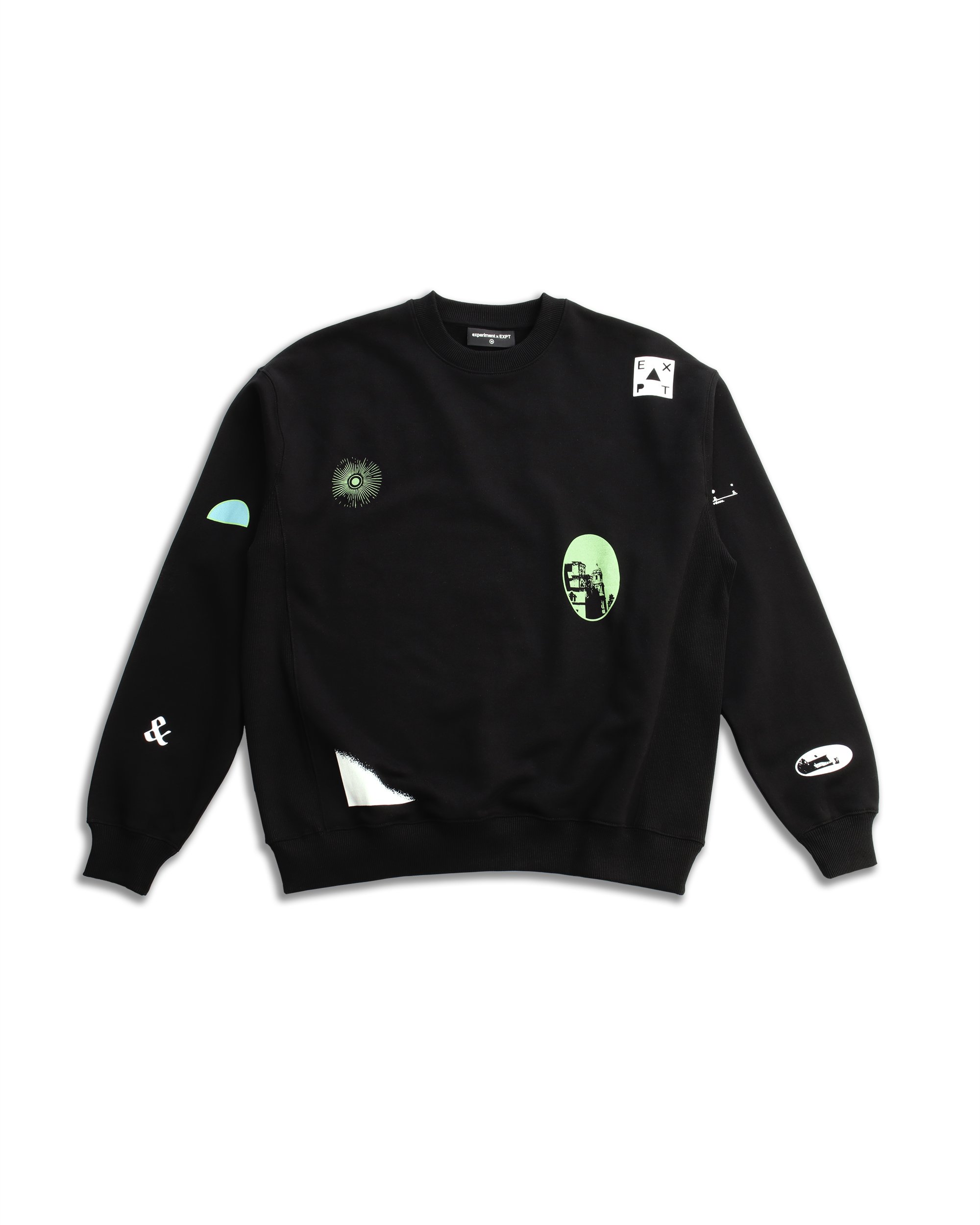 Multi Print Crew Sweat 1