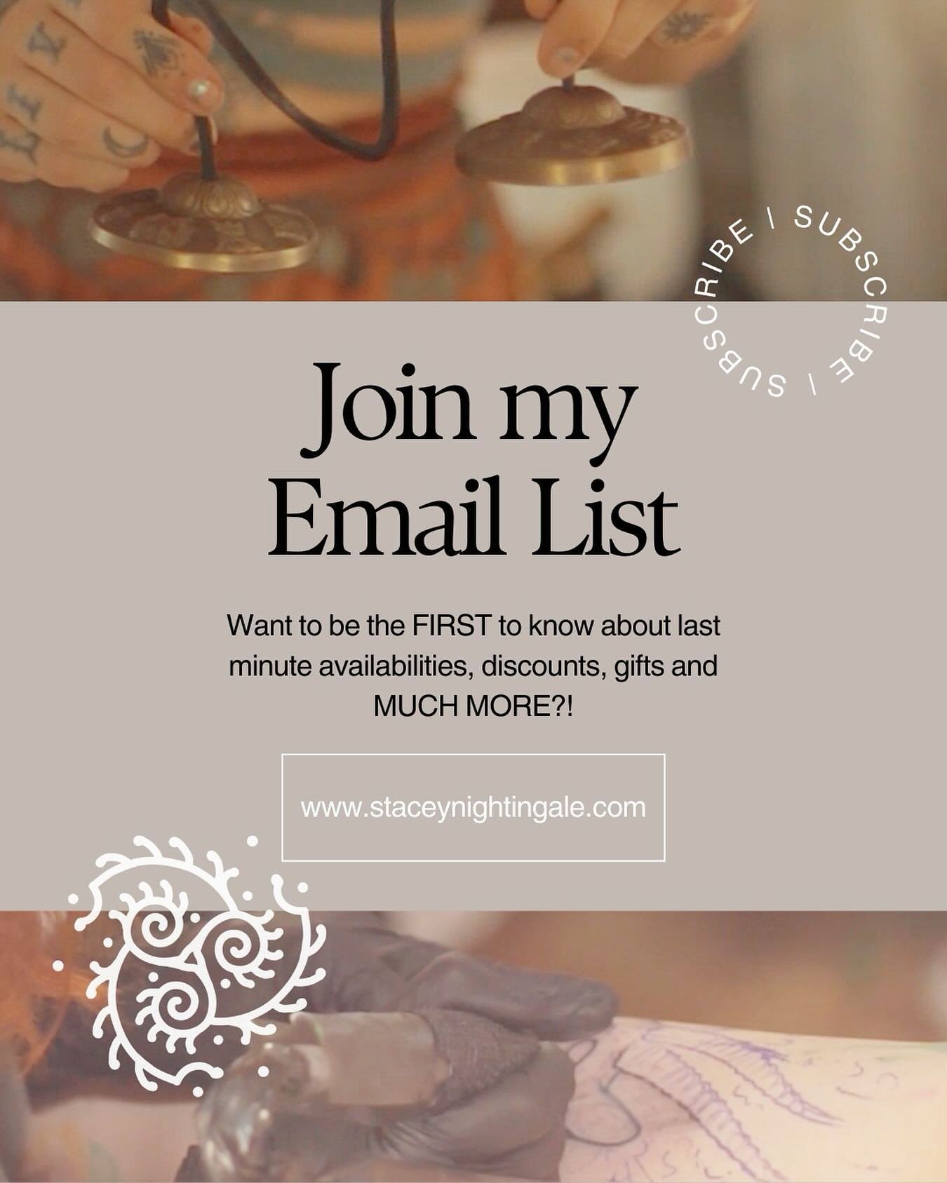 Join my email list!! 😍✨🙌

I PROMISE you won&rsquo;t regret it! 
I&rsquo;ve already been sending our discounts, new offerings, first design previews (that have been snapped up before even getting to Instagram!!), and much more!!! 

Head to my websit