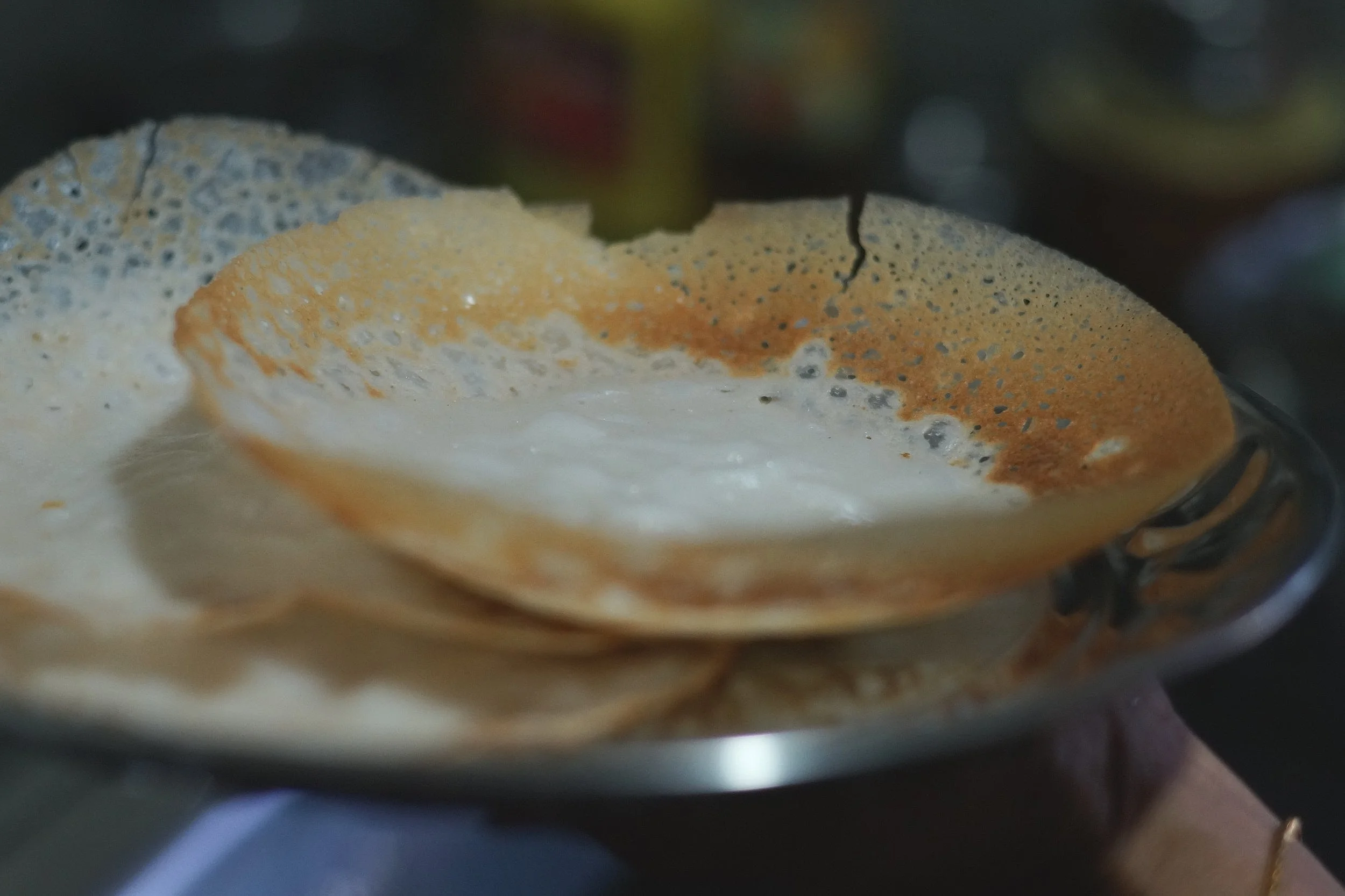 hoppers/paalappam kokkauskurssi