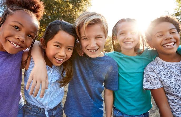 Happy children who SHINE