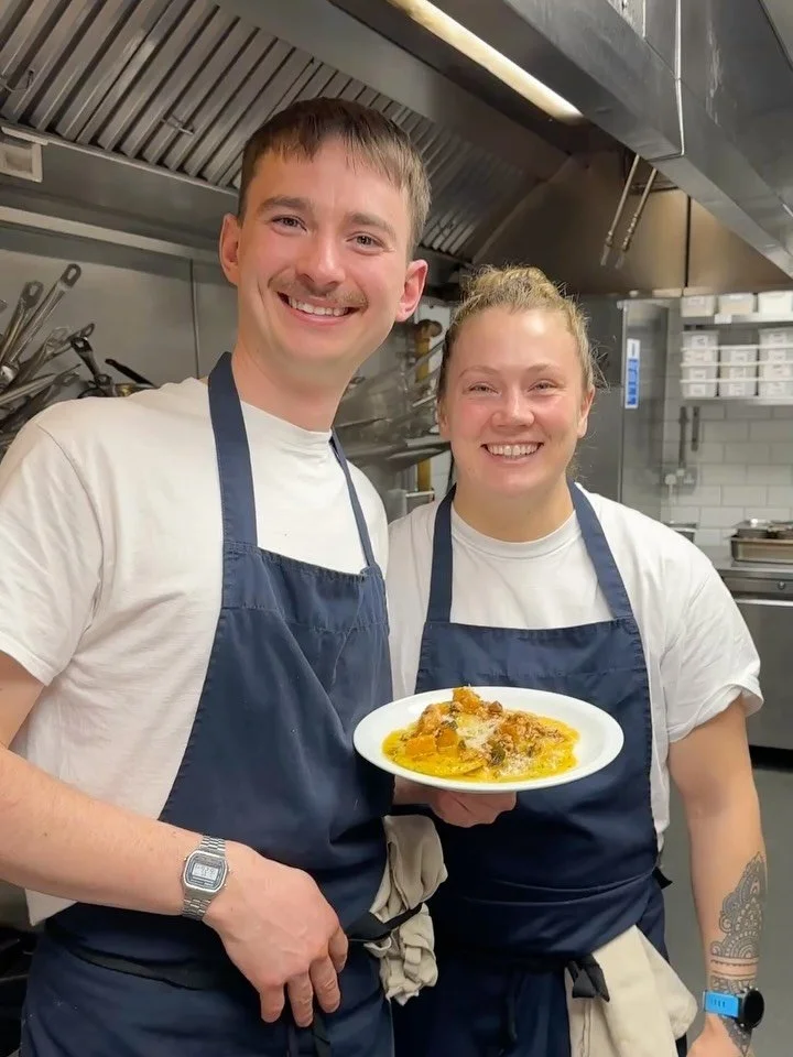 November at @solinapasta 

1. Pat&rsquo;s still getting used to his Movember &lsquo;tache 
2. GP spreading some love 
3. Solina totes now available for &pound;20 (great gift idea 👀)
4. Crab rav 
5. Linguine slurping
6. Team bonding with our friends 