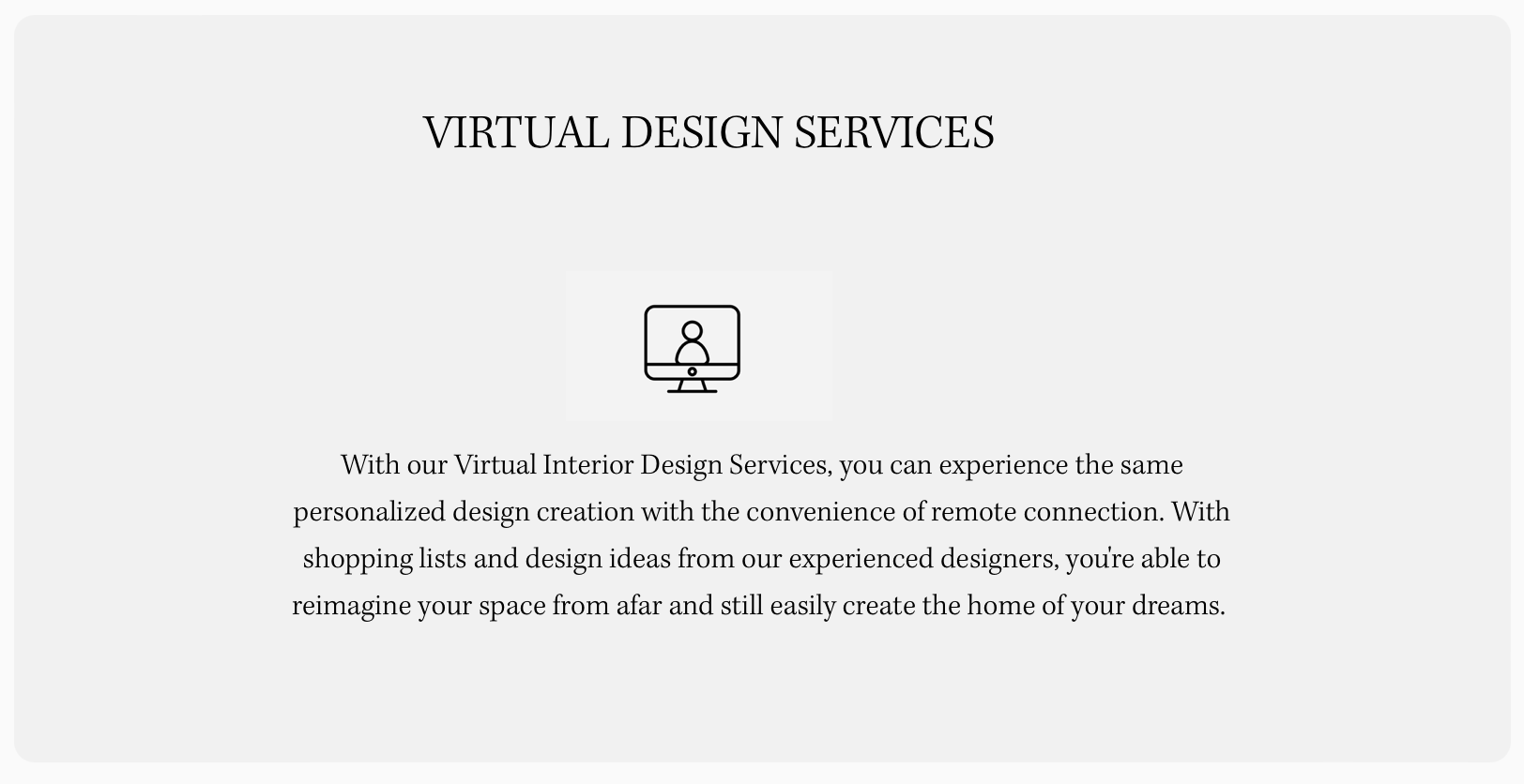 virtual design services  interior design by Rachael Goddard