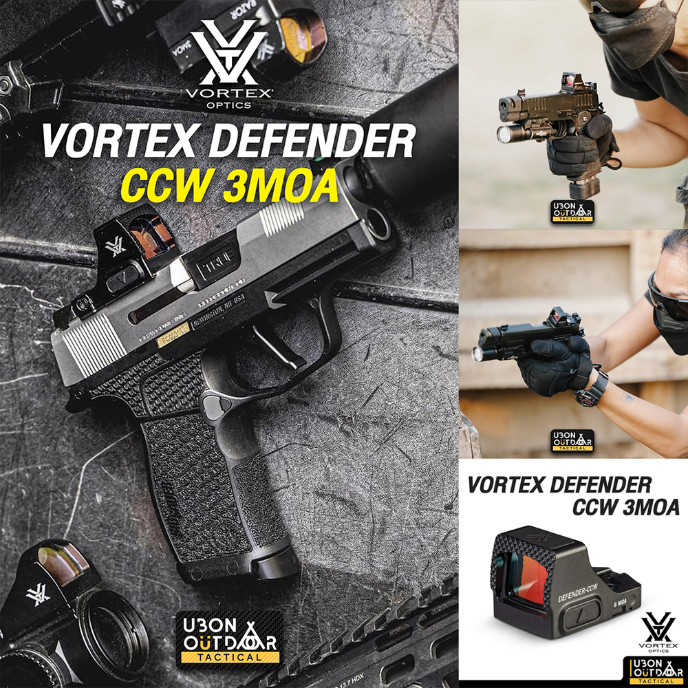 กล้องเรดดอท กล้องจุดแดง VORTEX DEFENDER CCW (3MOA) — ubonoutdoor