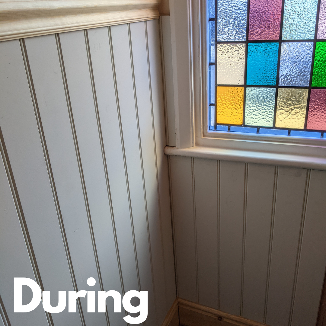 Hallway Panelling Beckenham - During 2.png