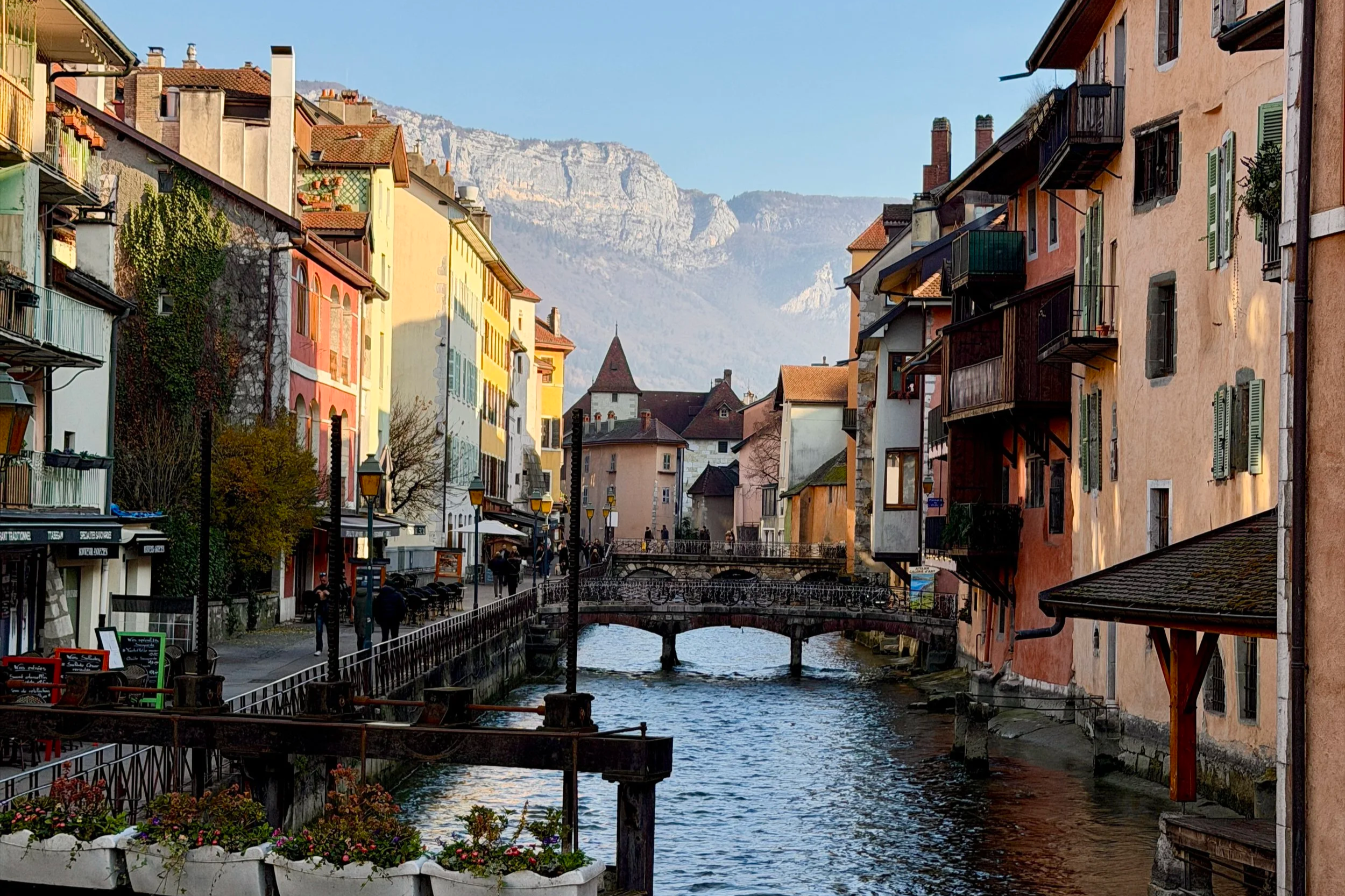 mountain view in annecy