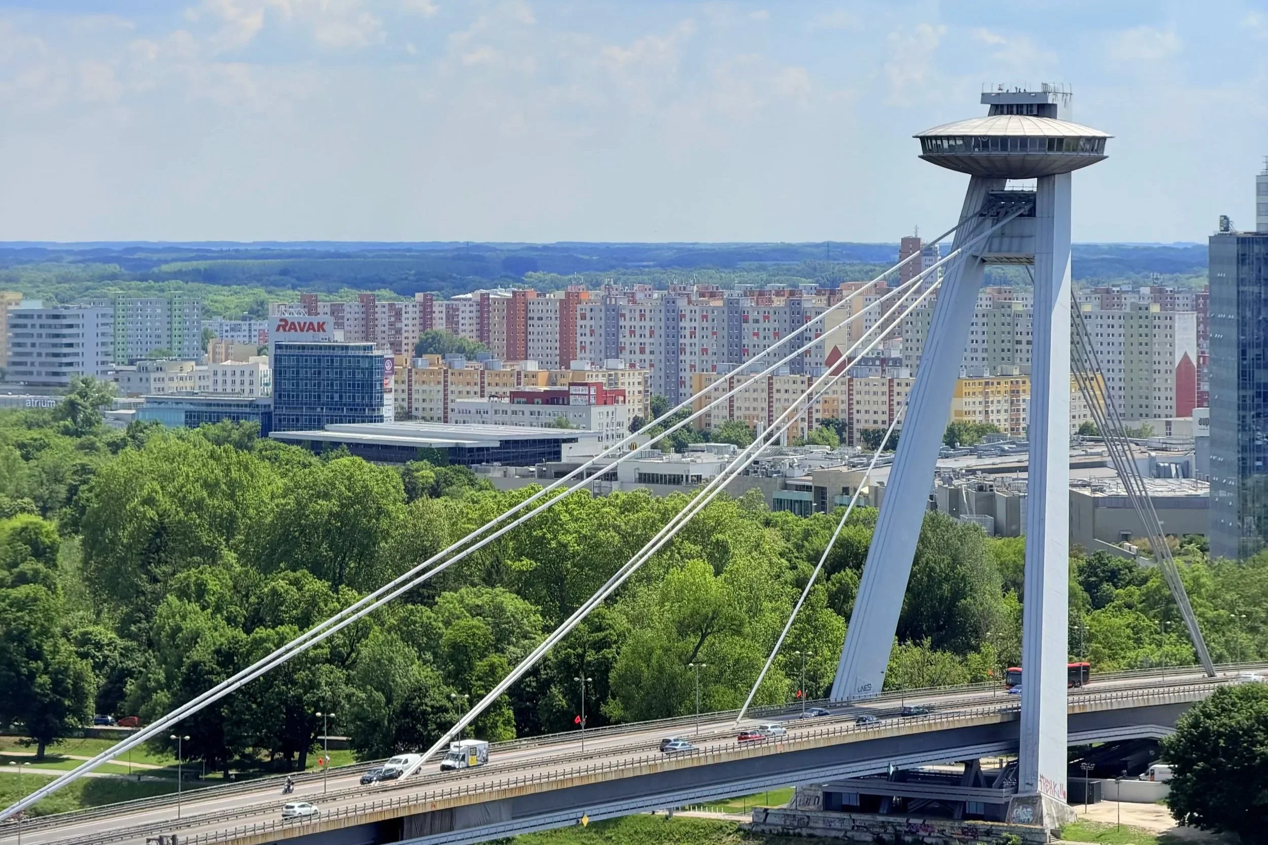 ufo bridge in bratislava