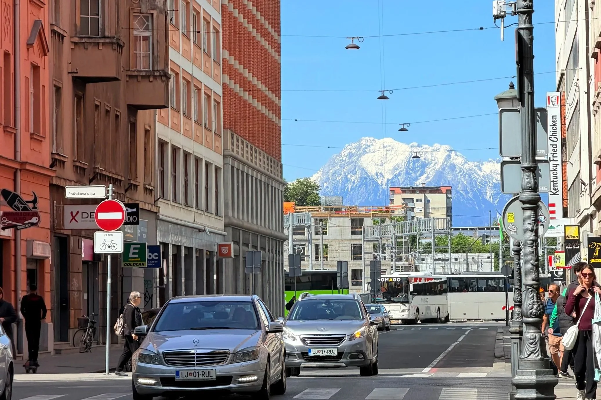road in ljubljana slovenia