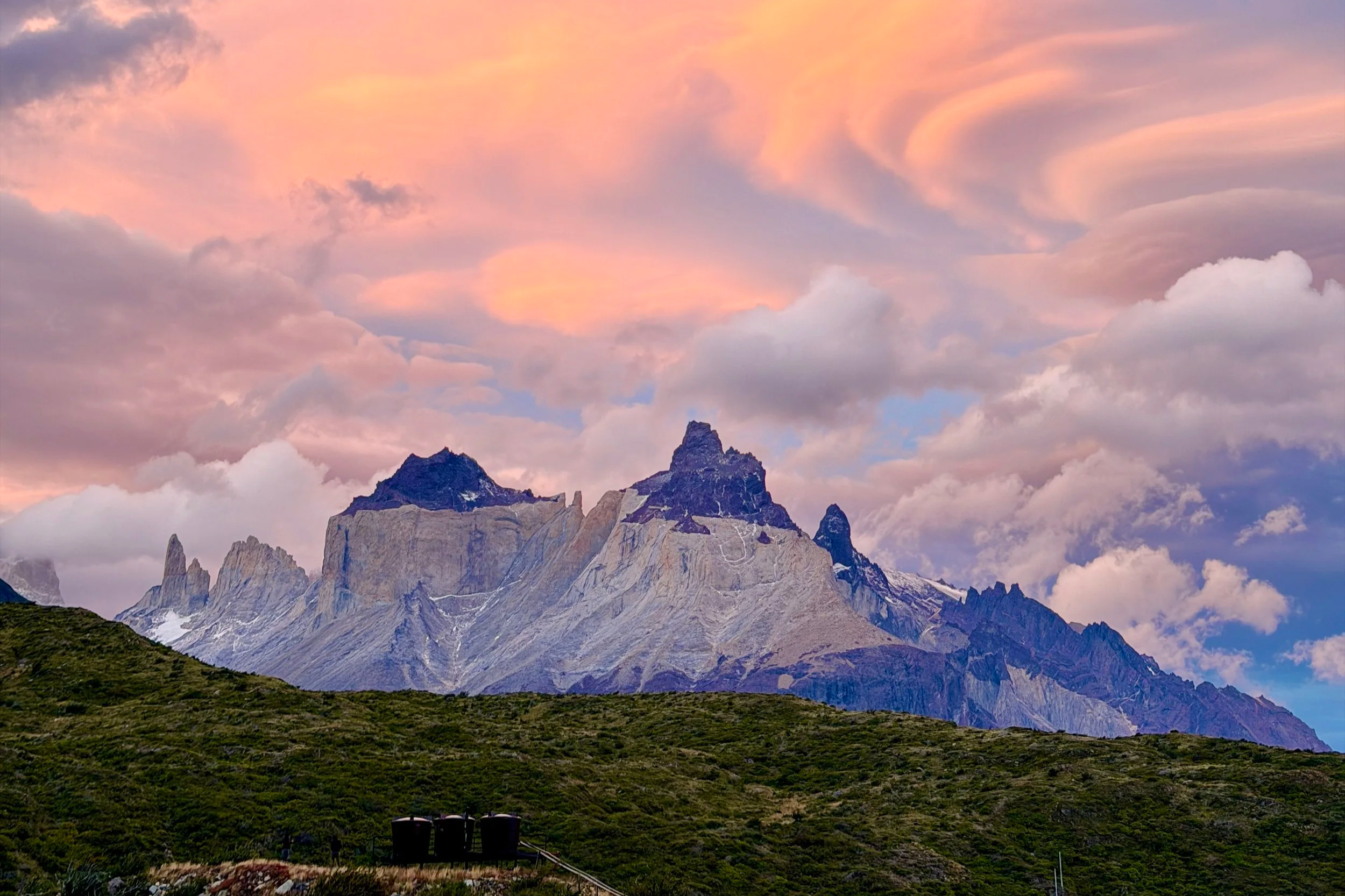 sunset in patagonia