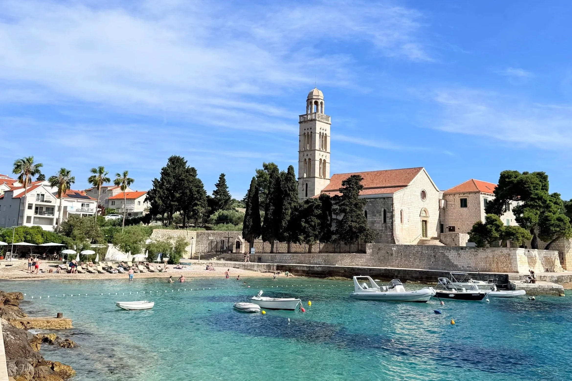 seafront in hvar croatia