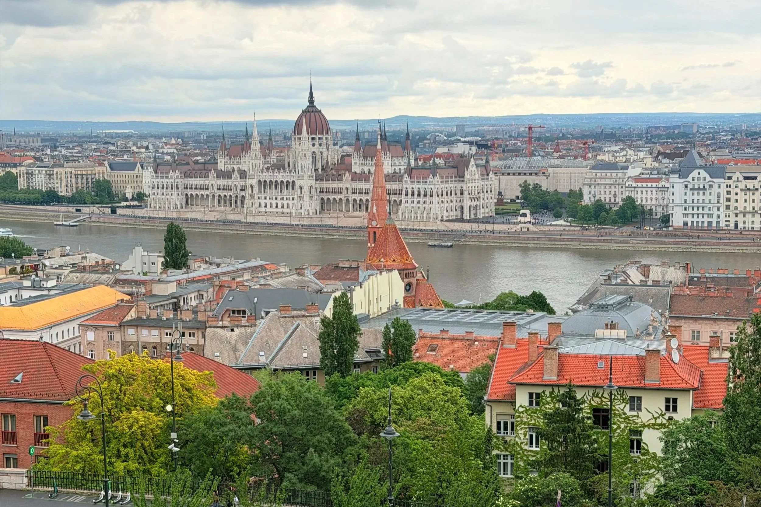 view of hungarian parliament building budapest