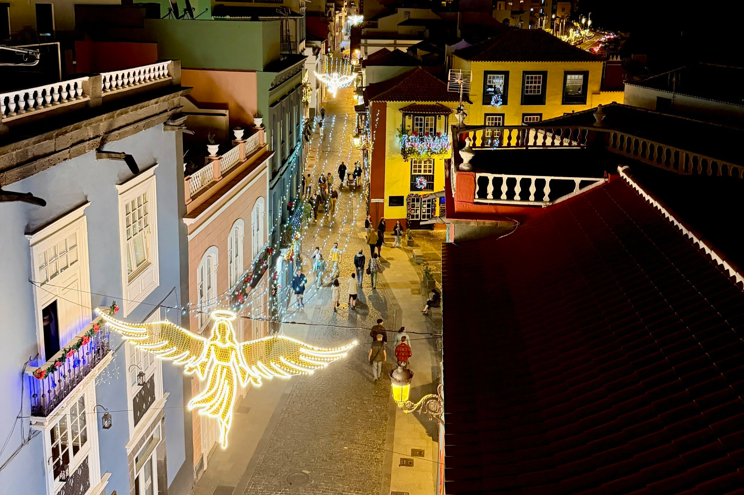 evening in santa cruz de La Palma