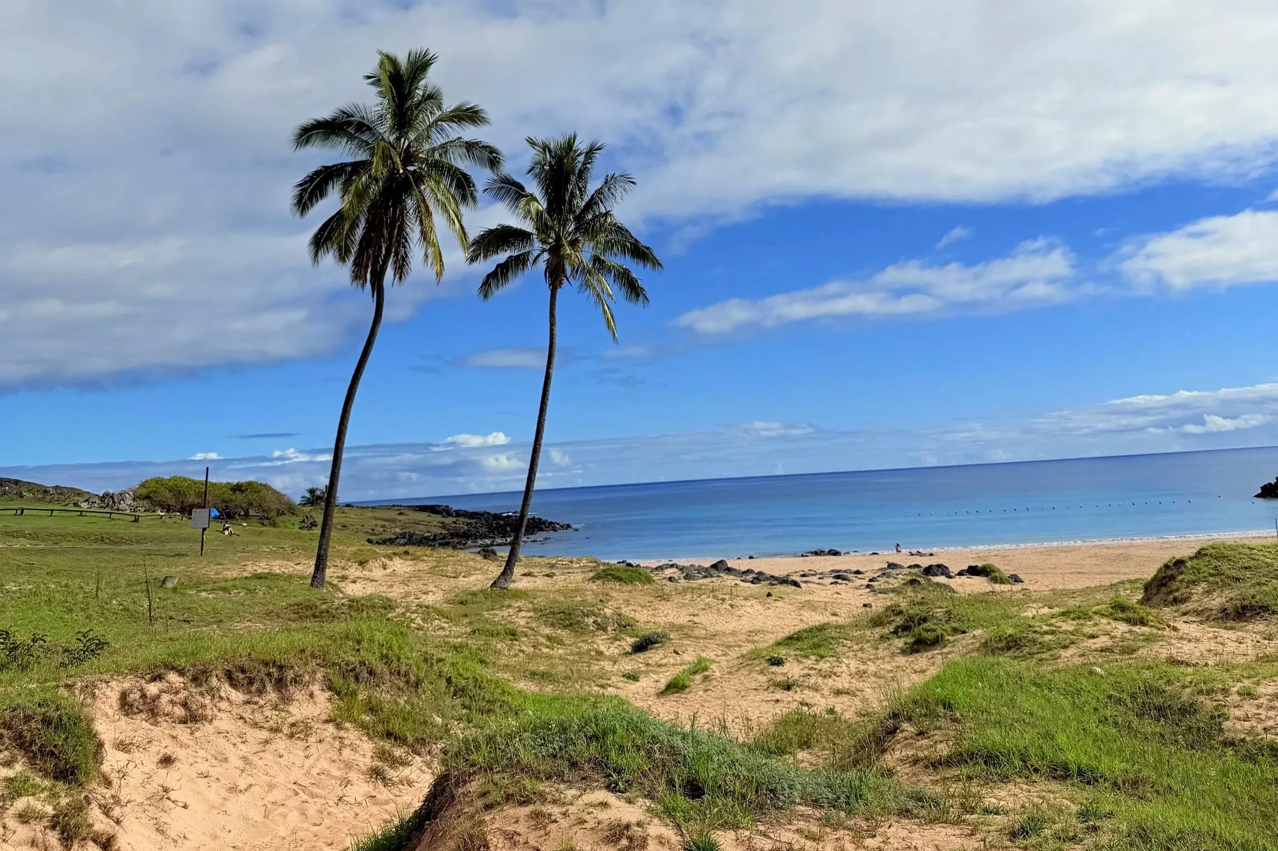 beach in easter island
