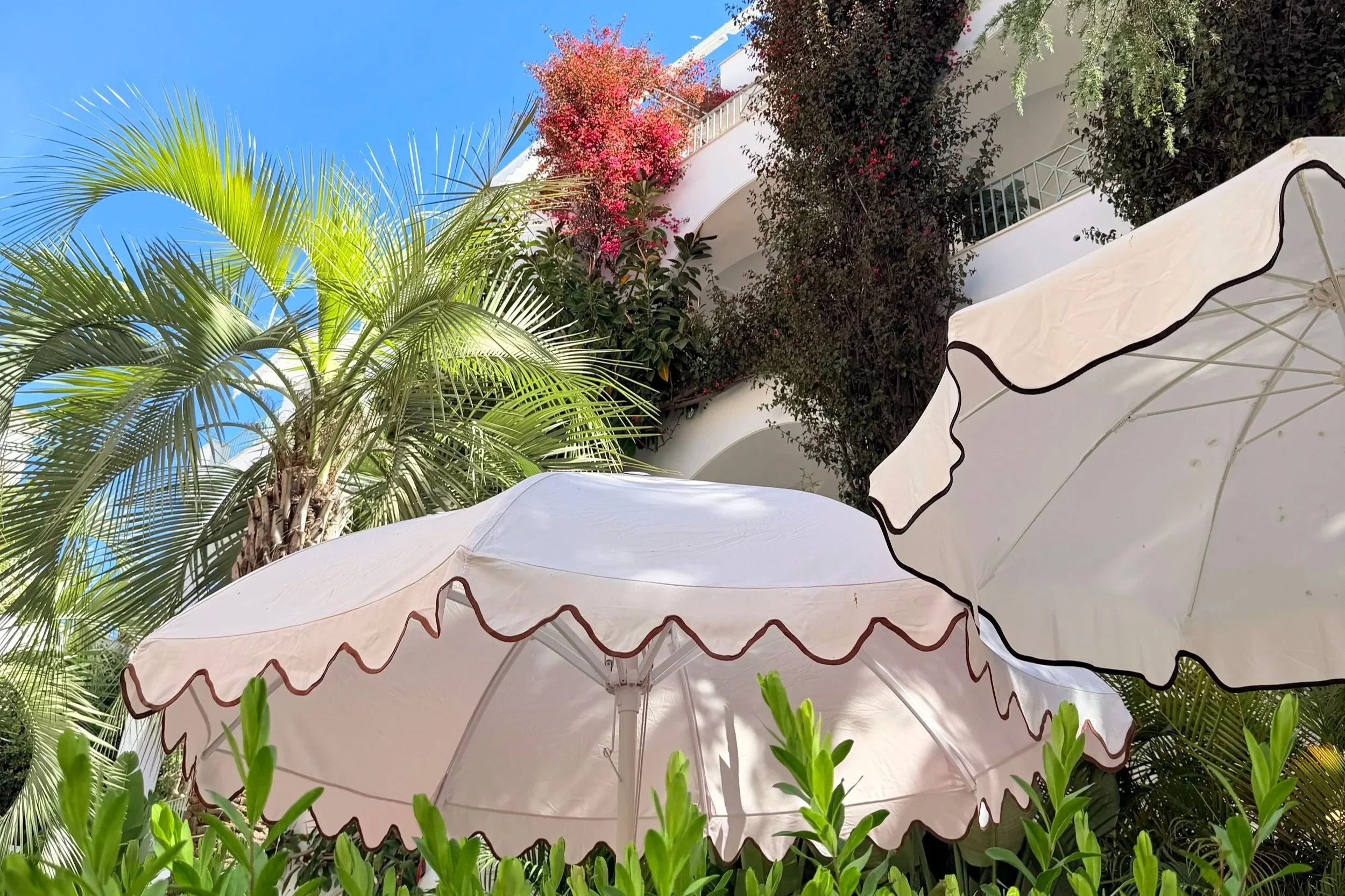 hotel umbrellas in capri