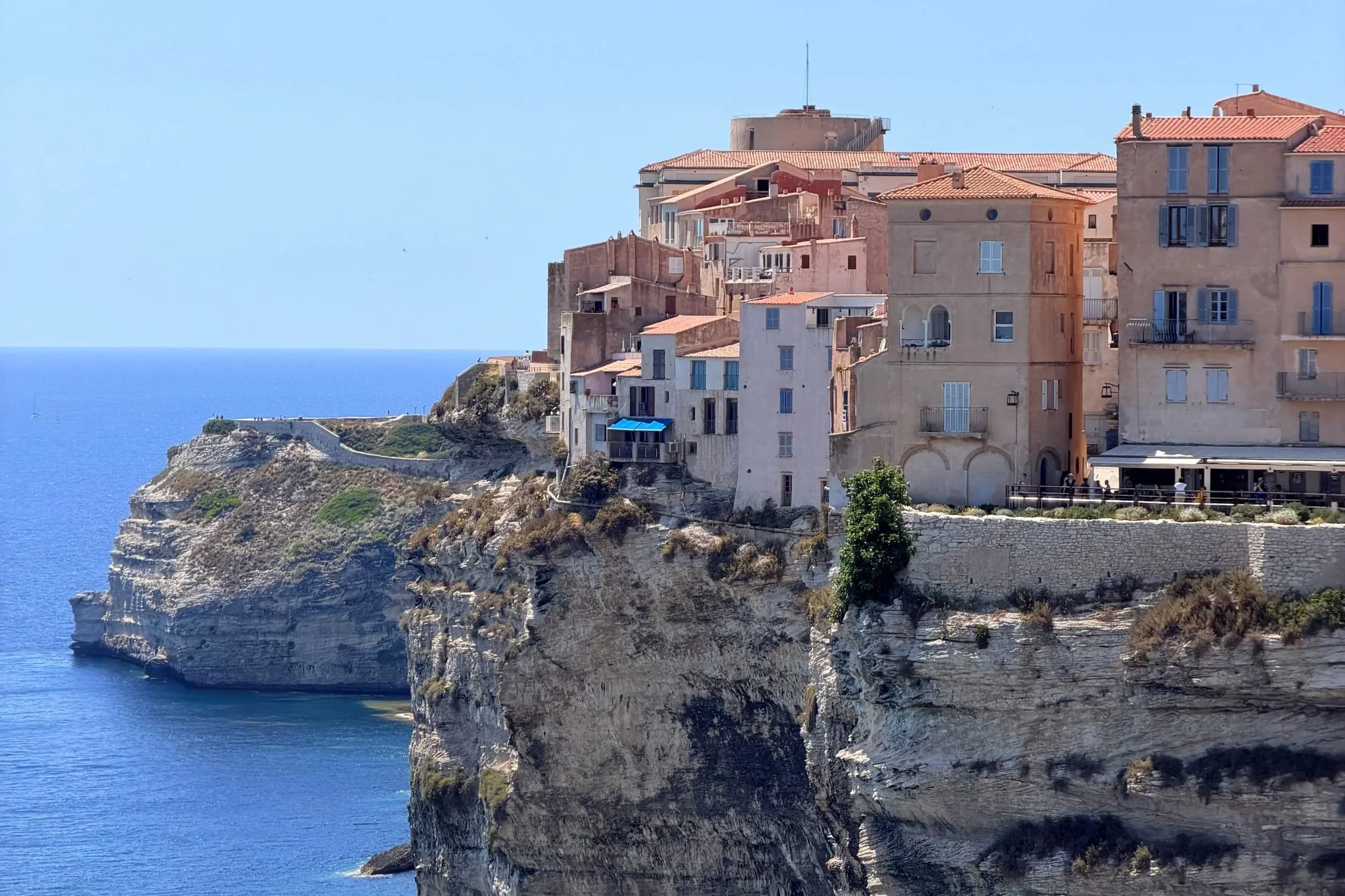 cliffs in bonifacio