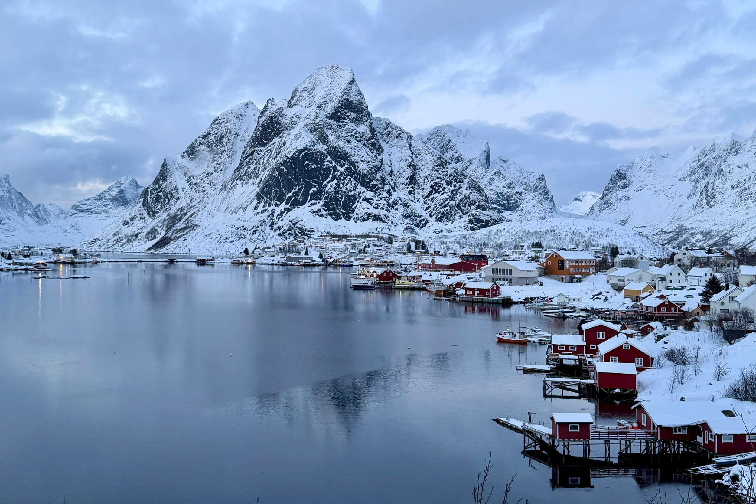 view of reine, lofoten islands