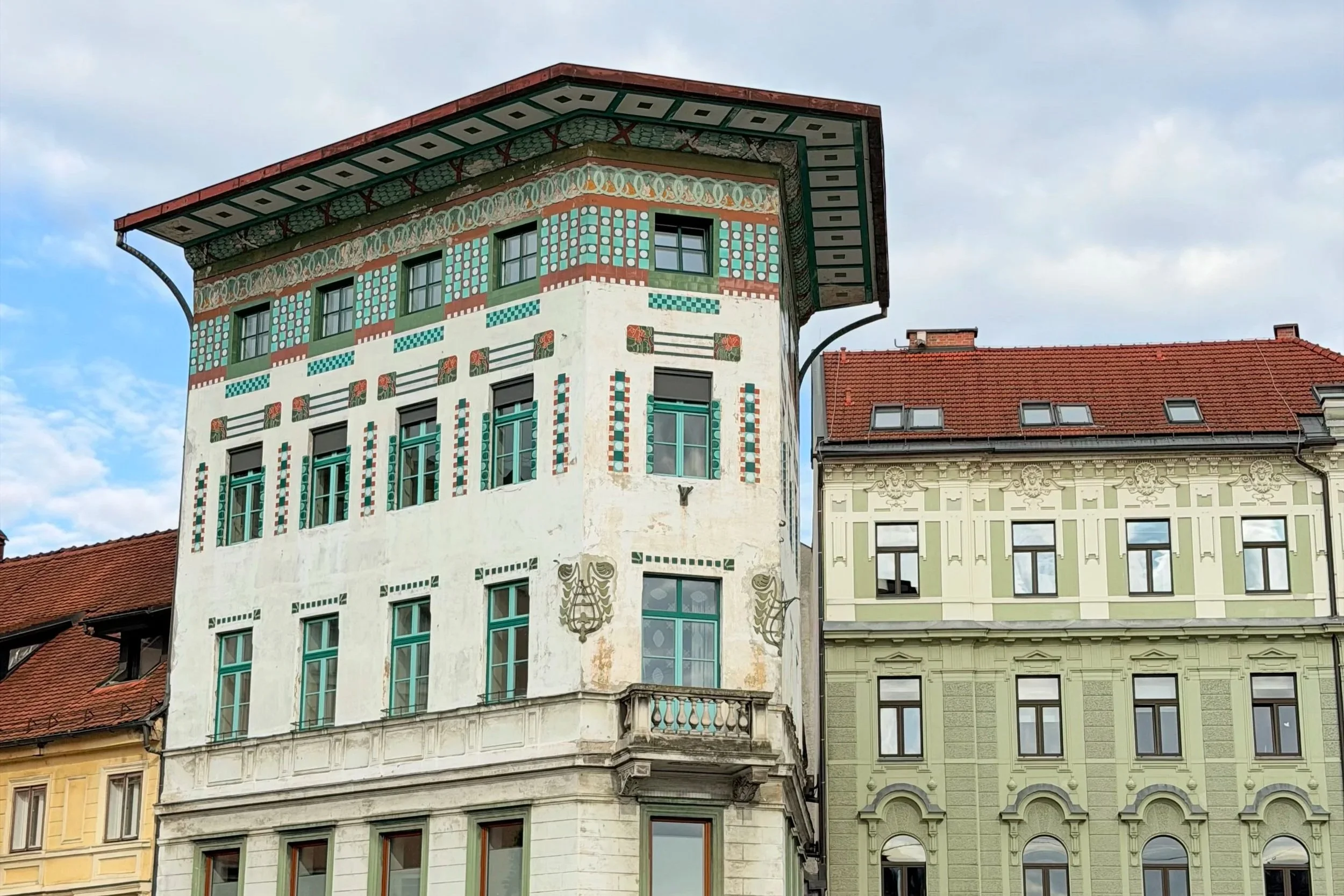 art deco building in ljubljana