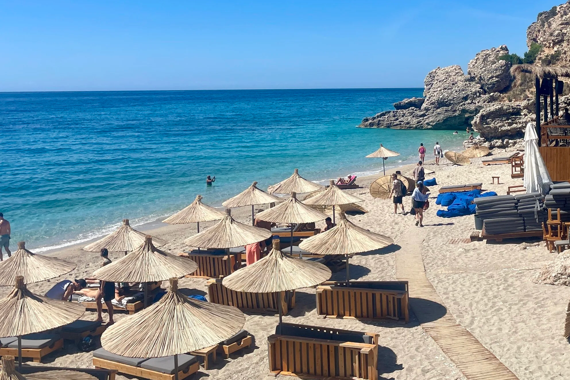 beach in dhermi albania