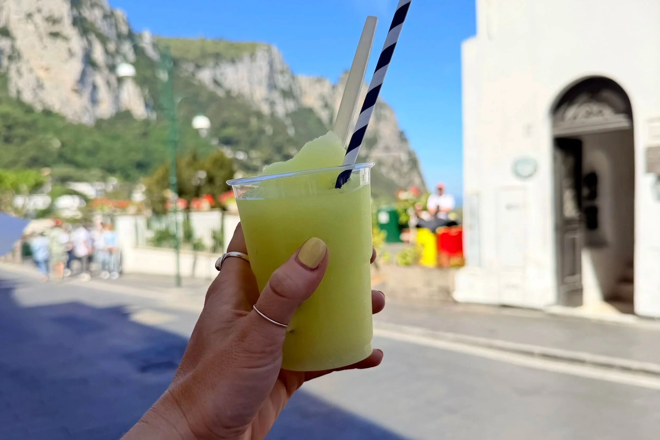 lemon granita in capri