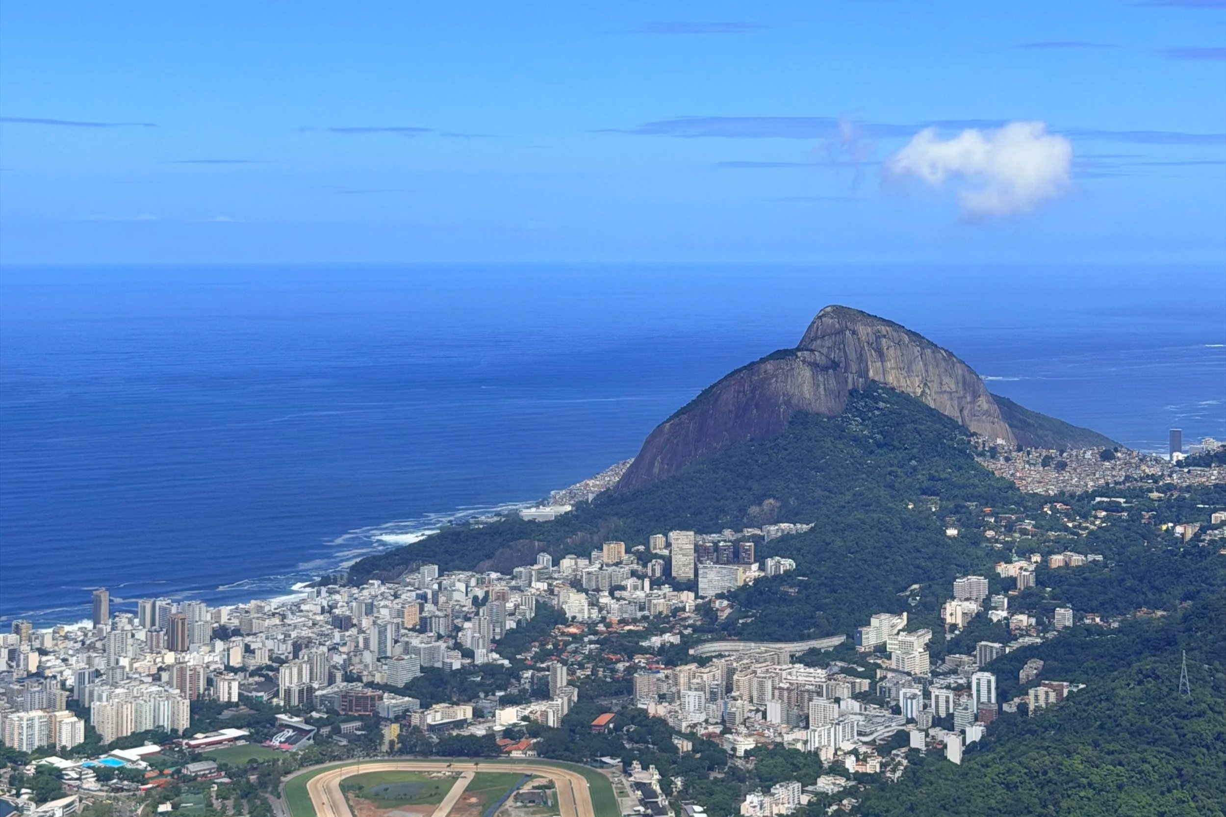 view from christ the redeemer rio