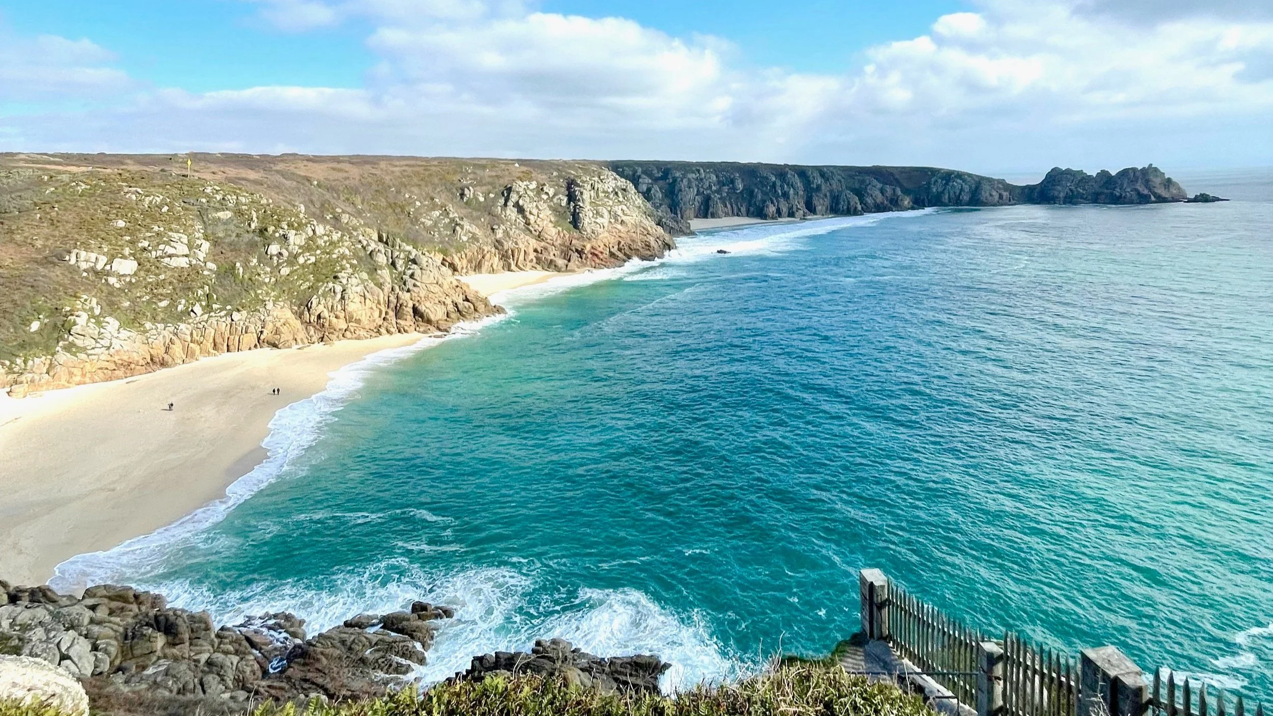 porthcurno beach cornwall