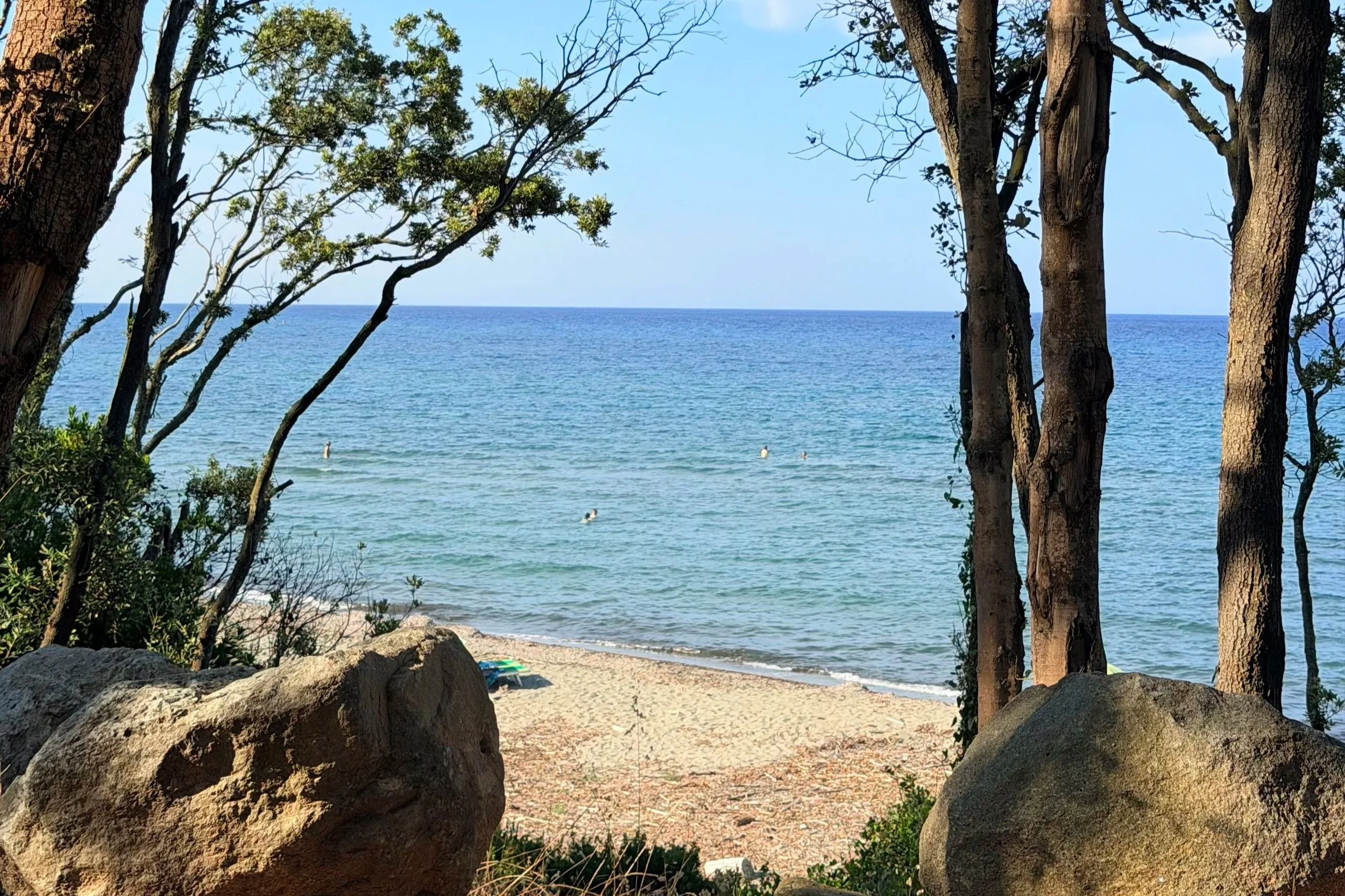 beach on the west of corsica