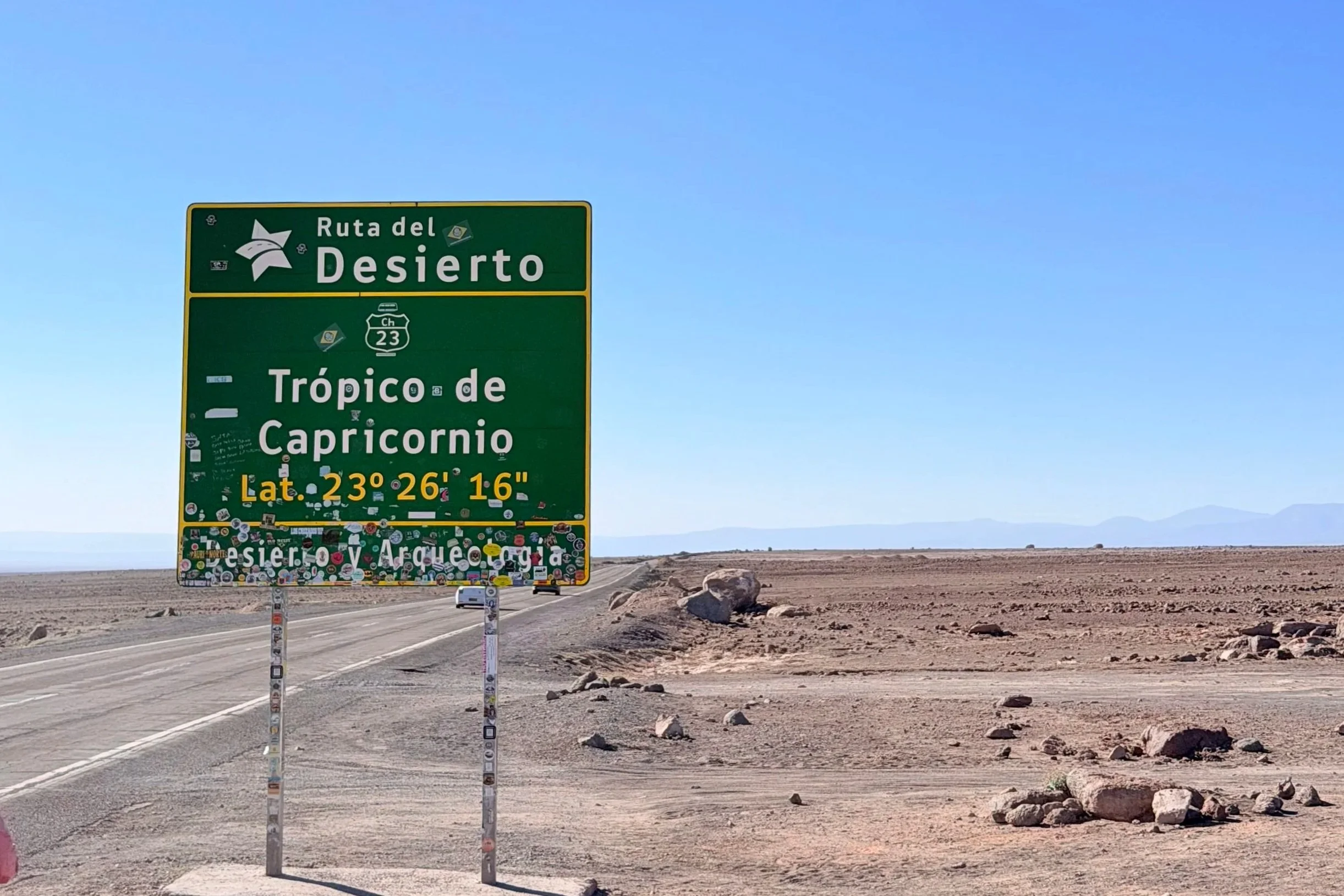 tropic of capricorn chile atacama desert