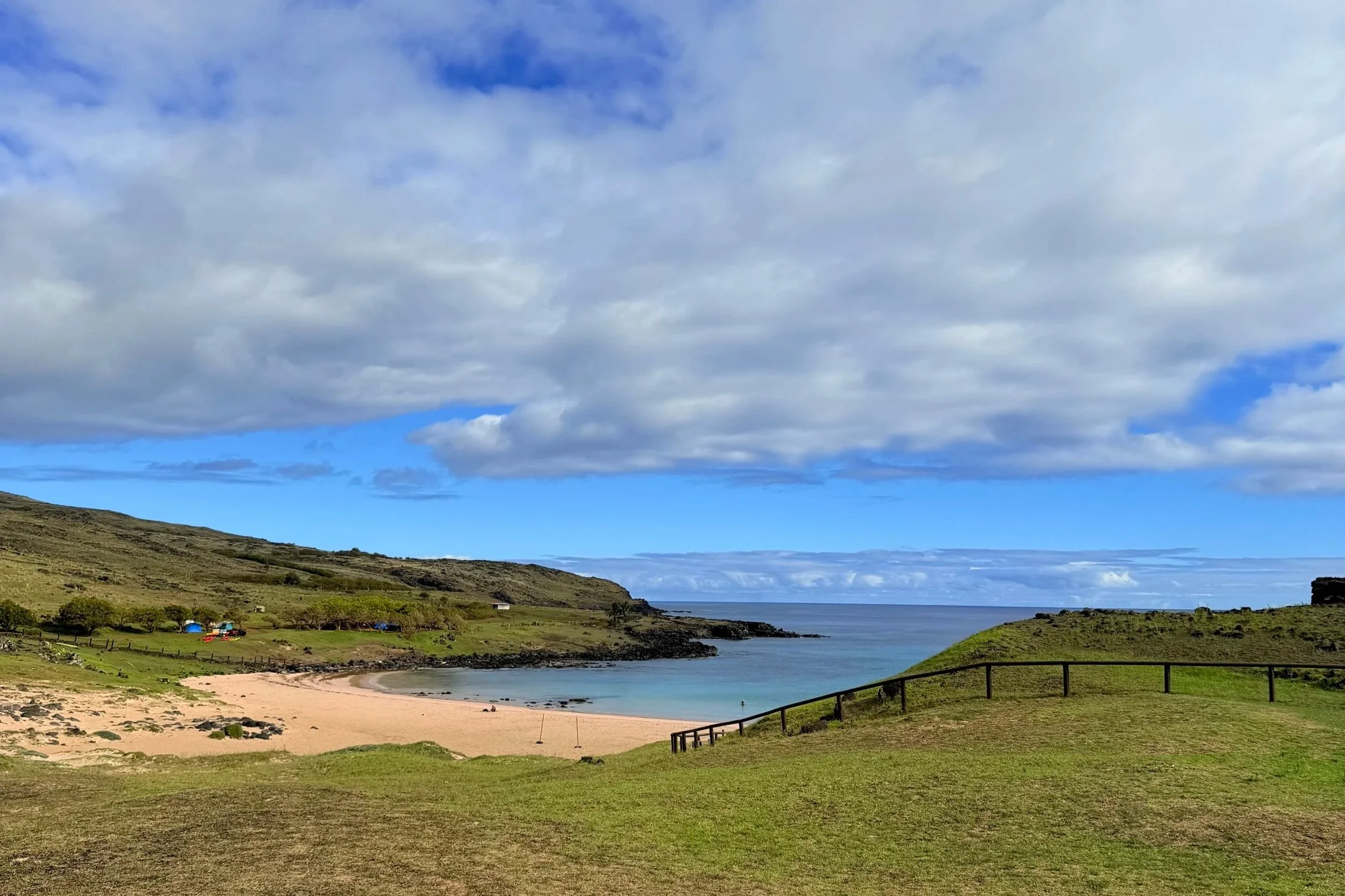 beaches in easter island