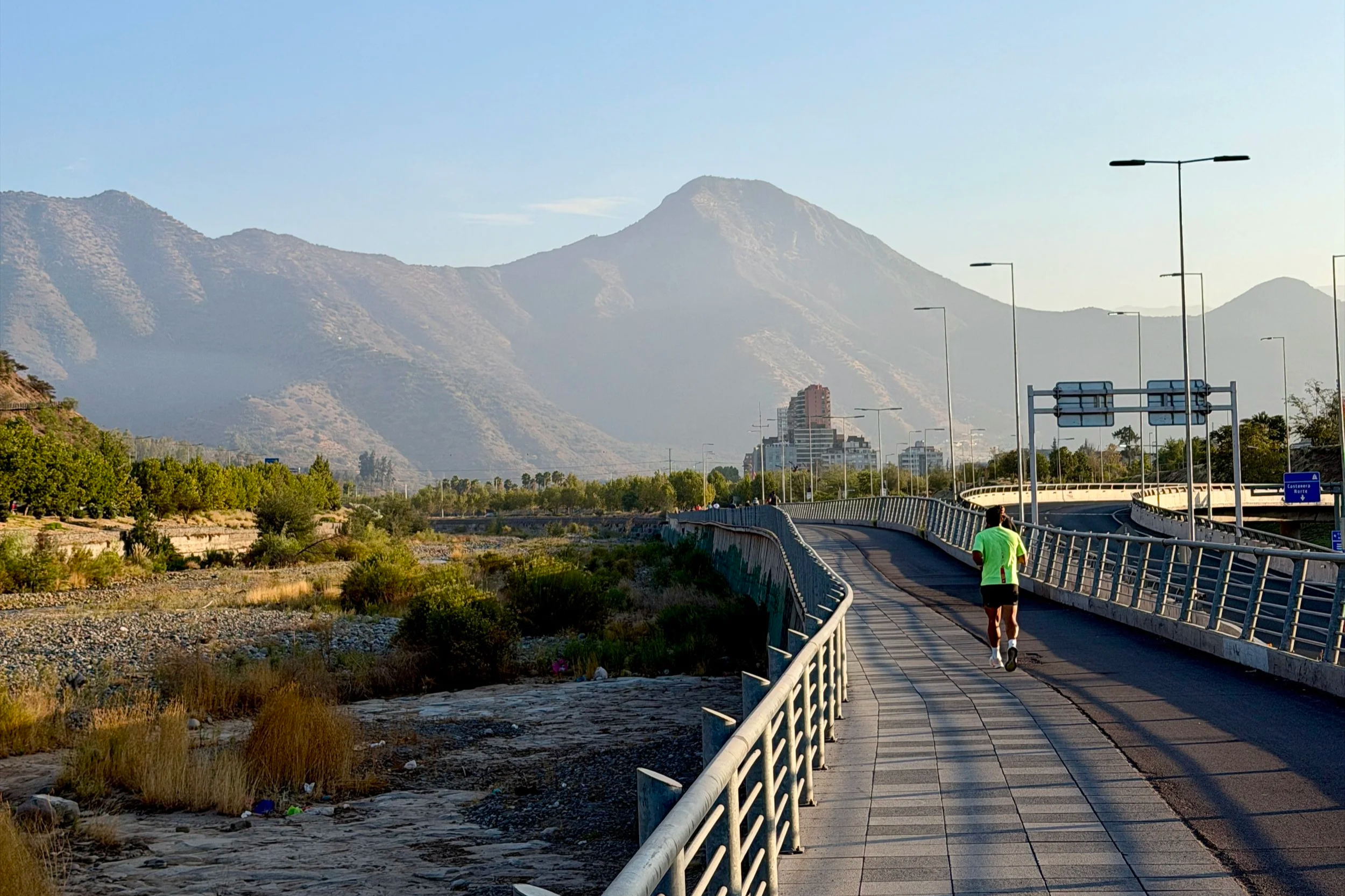 running in santiago