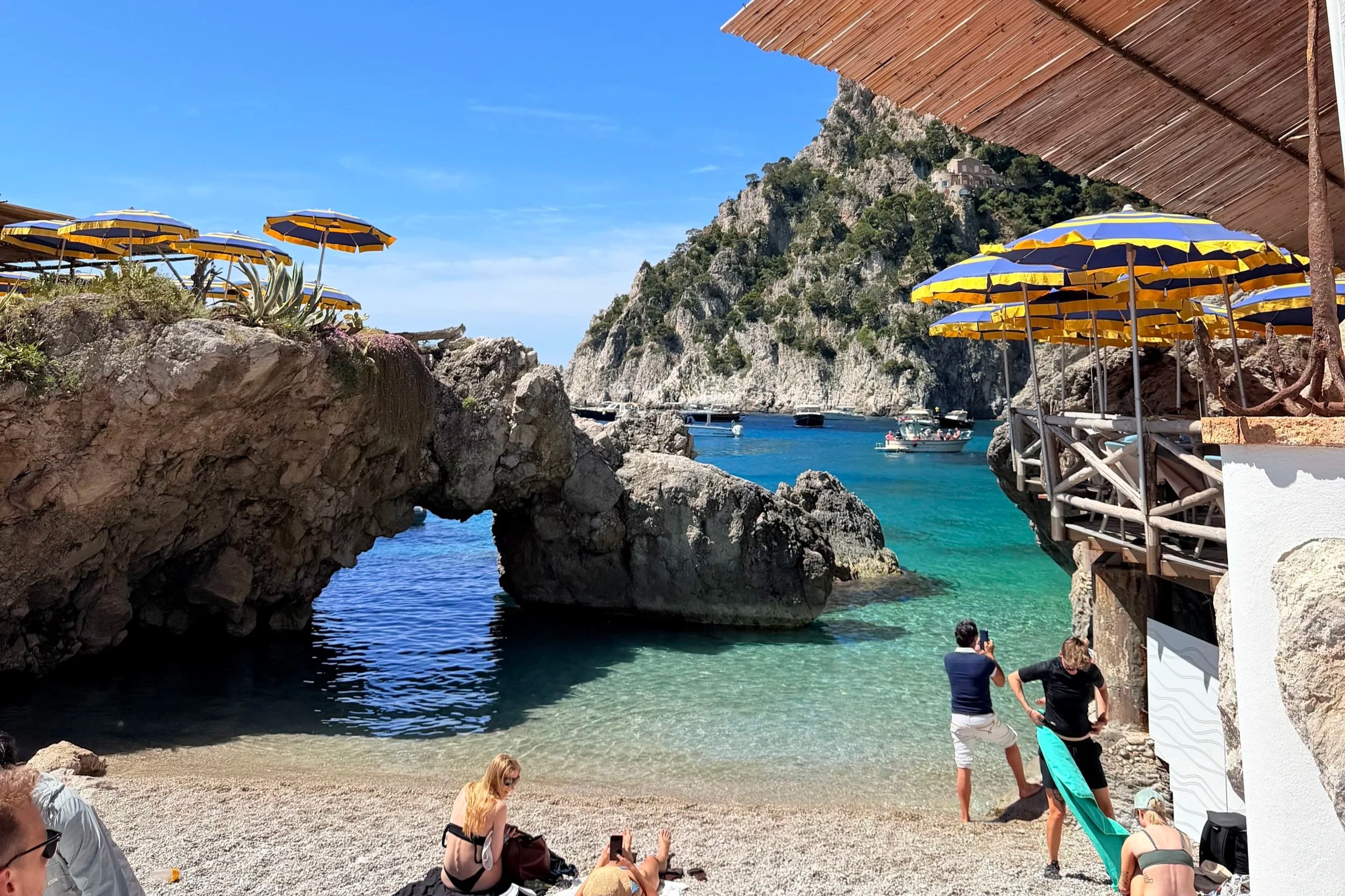 beach in capri italy