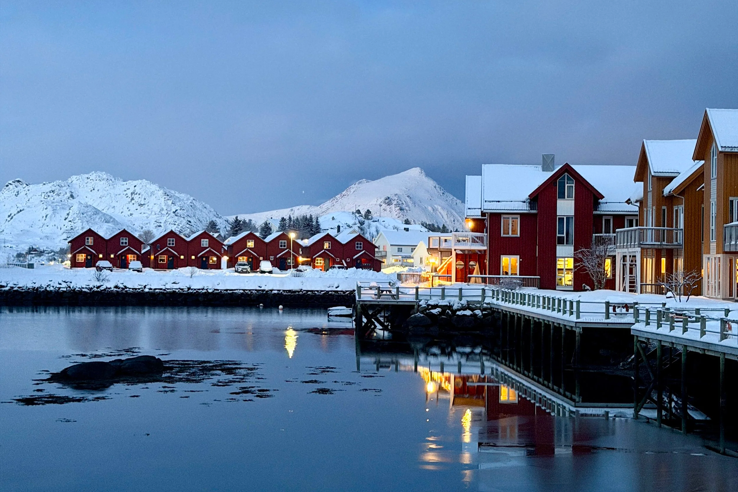 lofoten red waterfront cabins