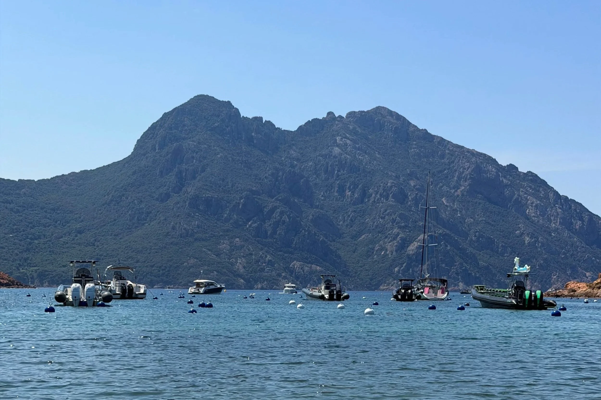 view from girolata beach corisca