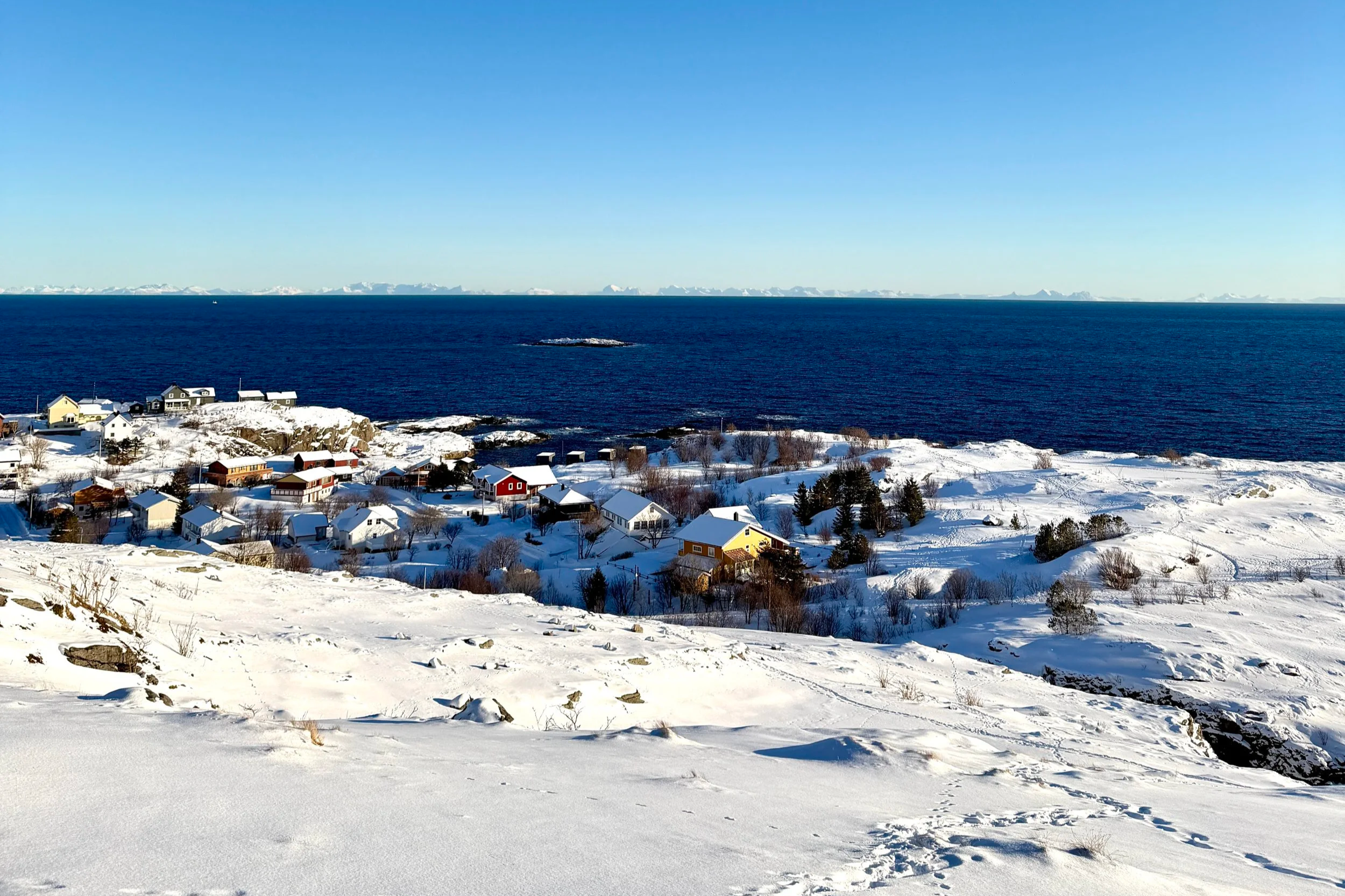 A southern most village in the lofoten islands