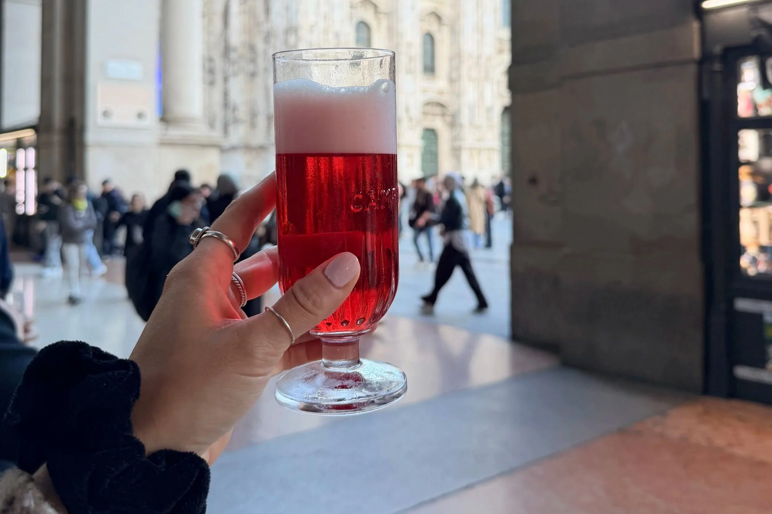 campari at camparino in galleria milan