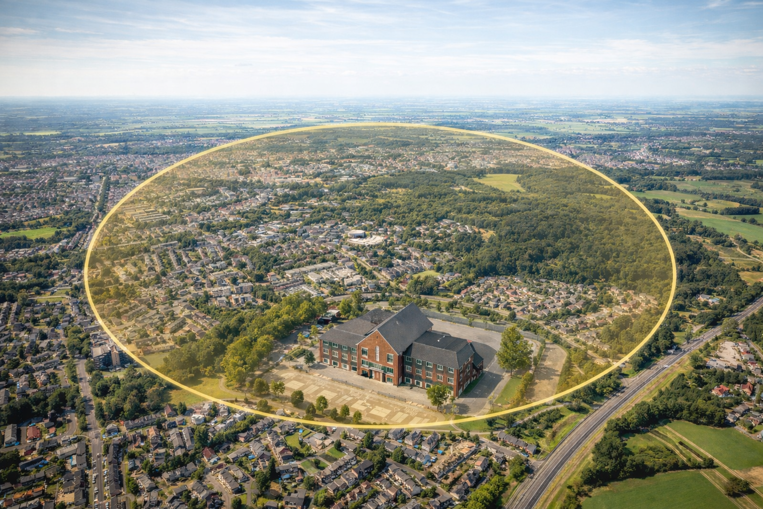Zes kilometer is redelijk voor plek nieuwe school