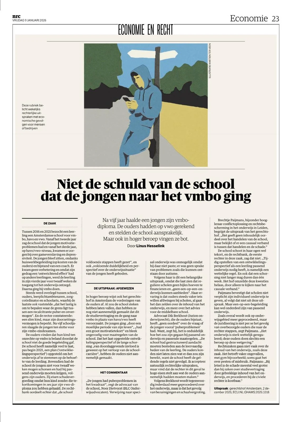 Motivatieproblemen blijven voor eigen rekening 