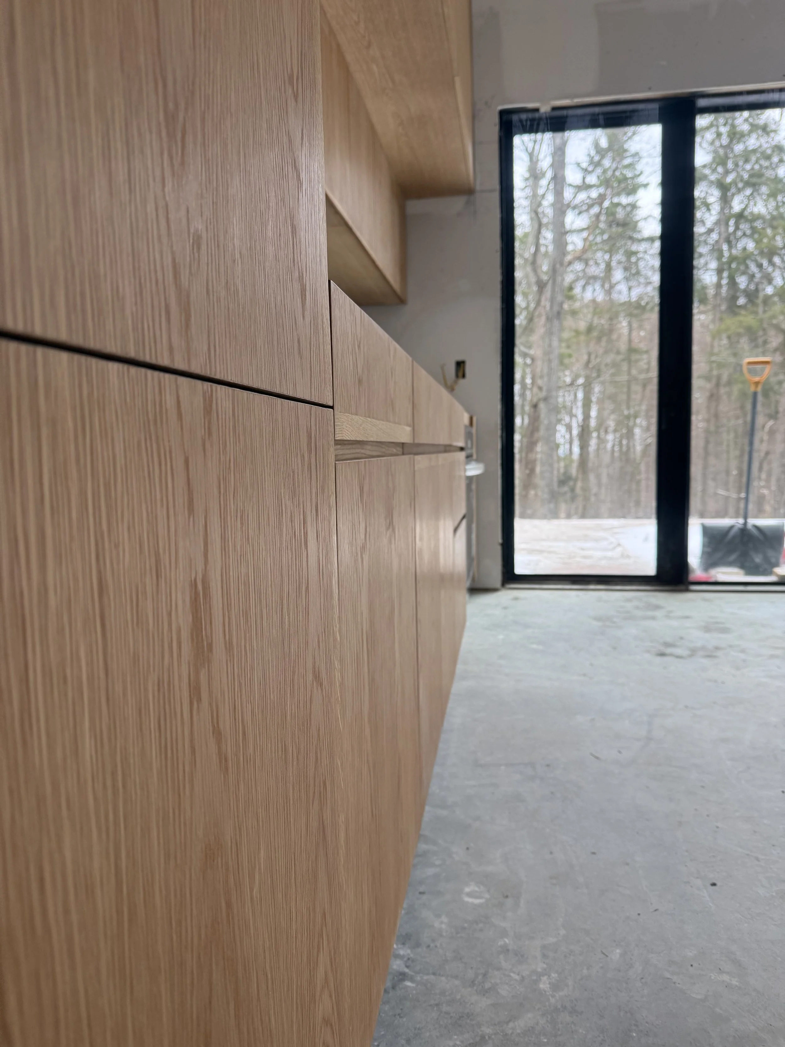 Custom White Oak Cabinetry Kitchen Remodel by Burky's Woodwork LLC project photo