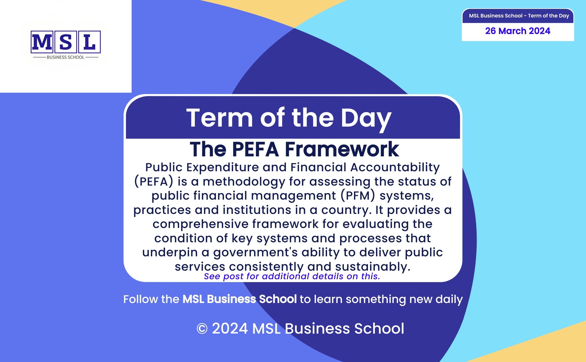 The PEFA Framework